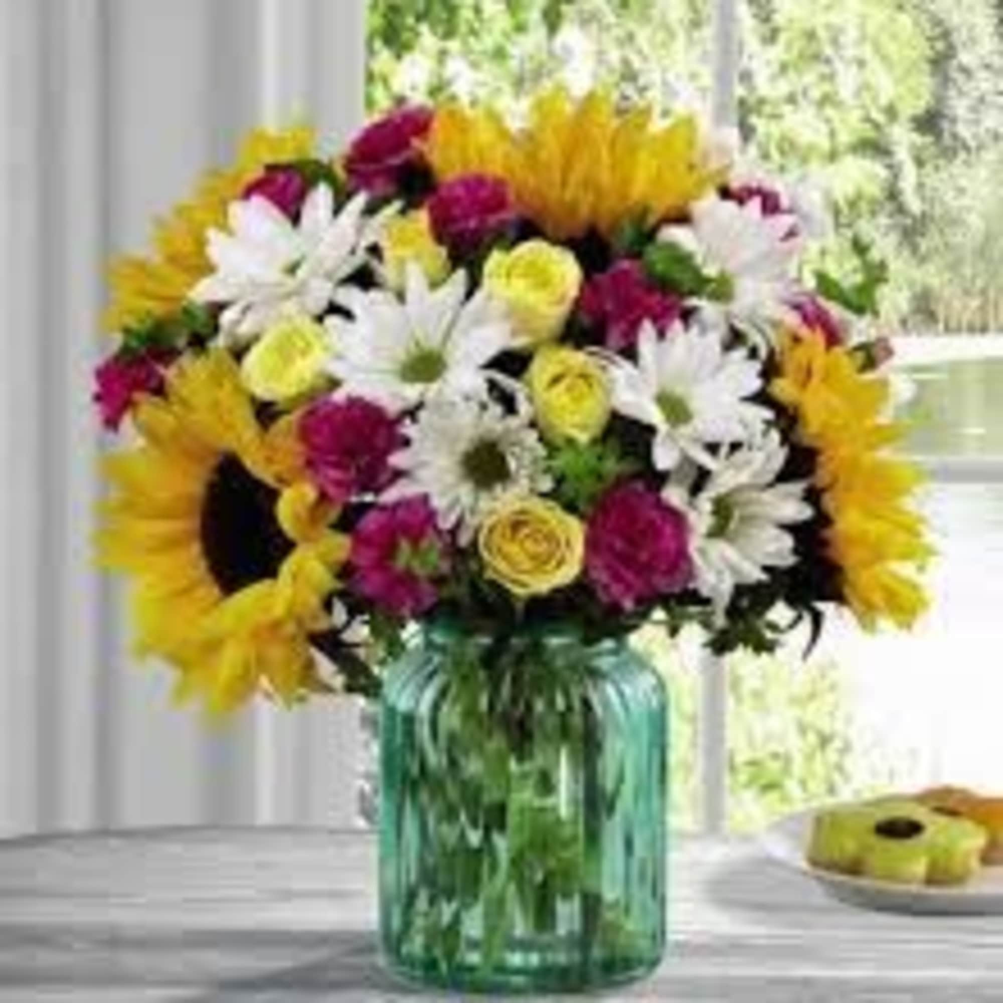 
Sunlit Meadows&trade; Bouquet. Blossoming with bright beauty and color palette that exudes, photo 3 of 3