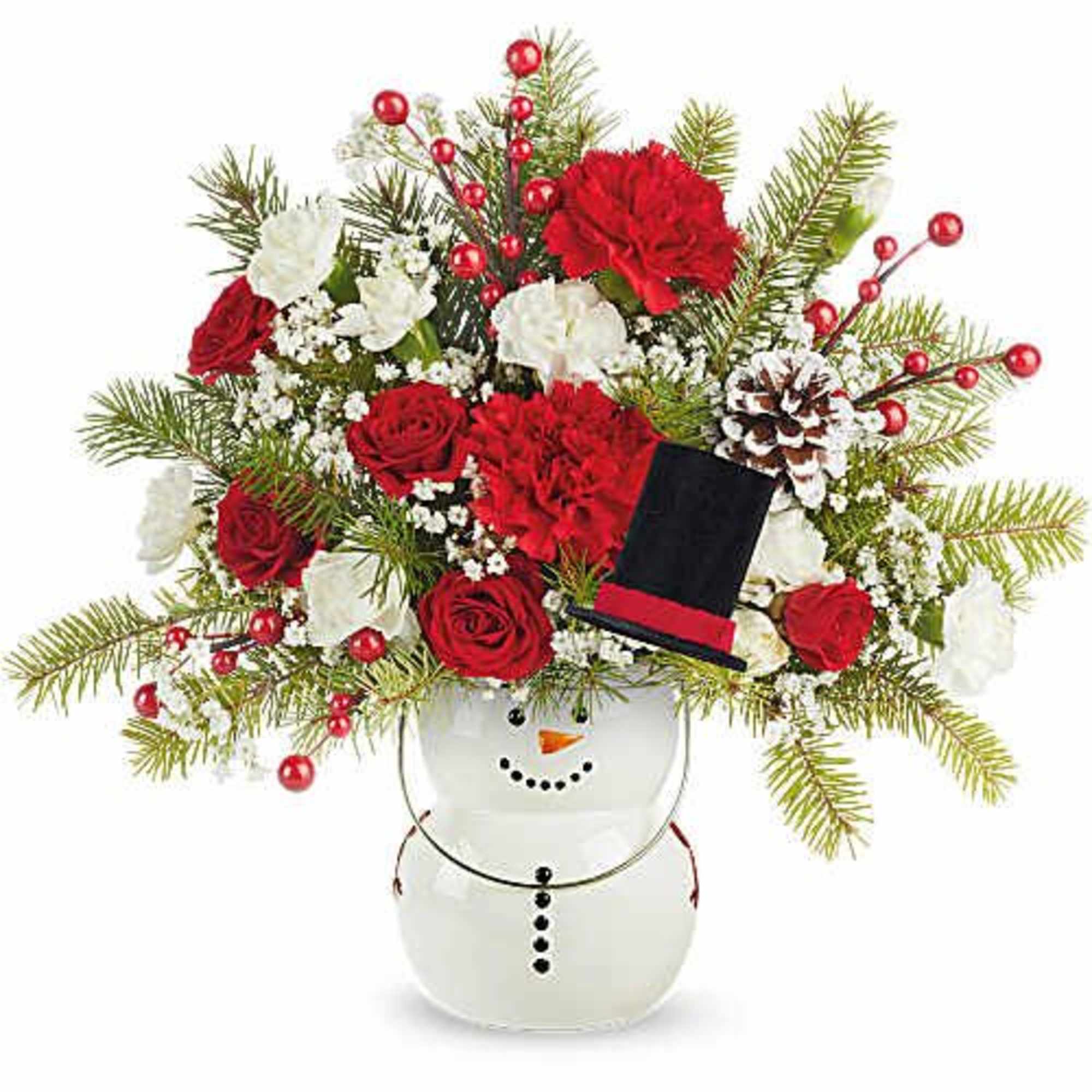 Teleflora's Send A Hug&reg; Frosty Magic Bouquet delivers festive fun with a