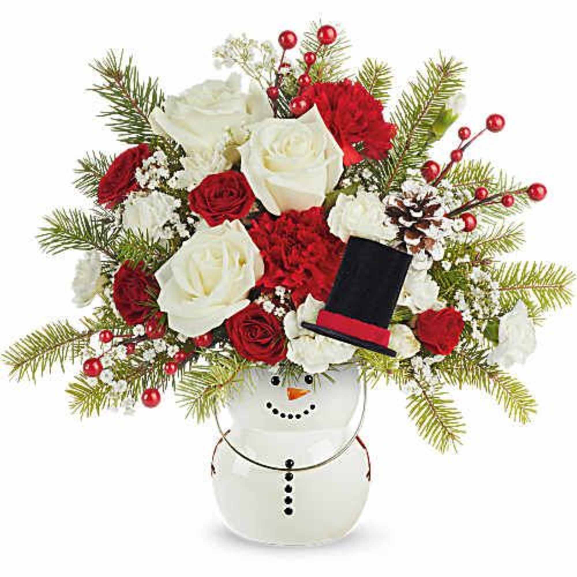 Teleflora's Send A Hug&reg; Frosty Magic Bouquet delivers festive fun with a