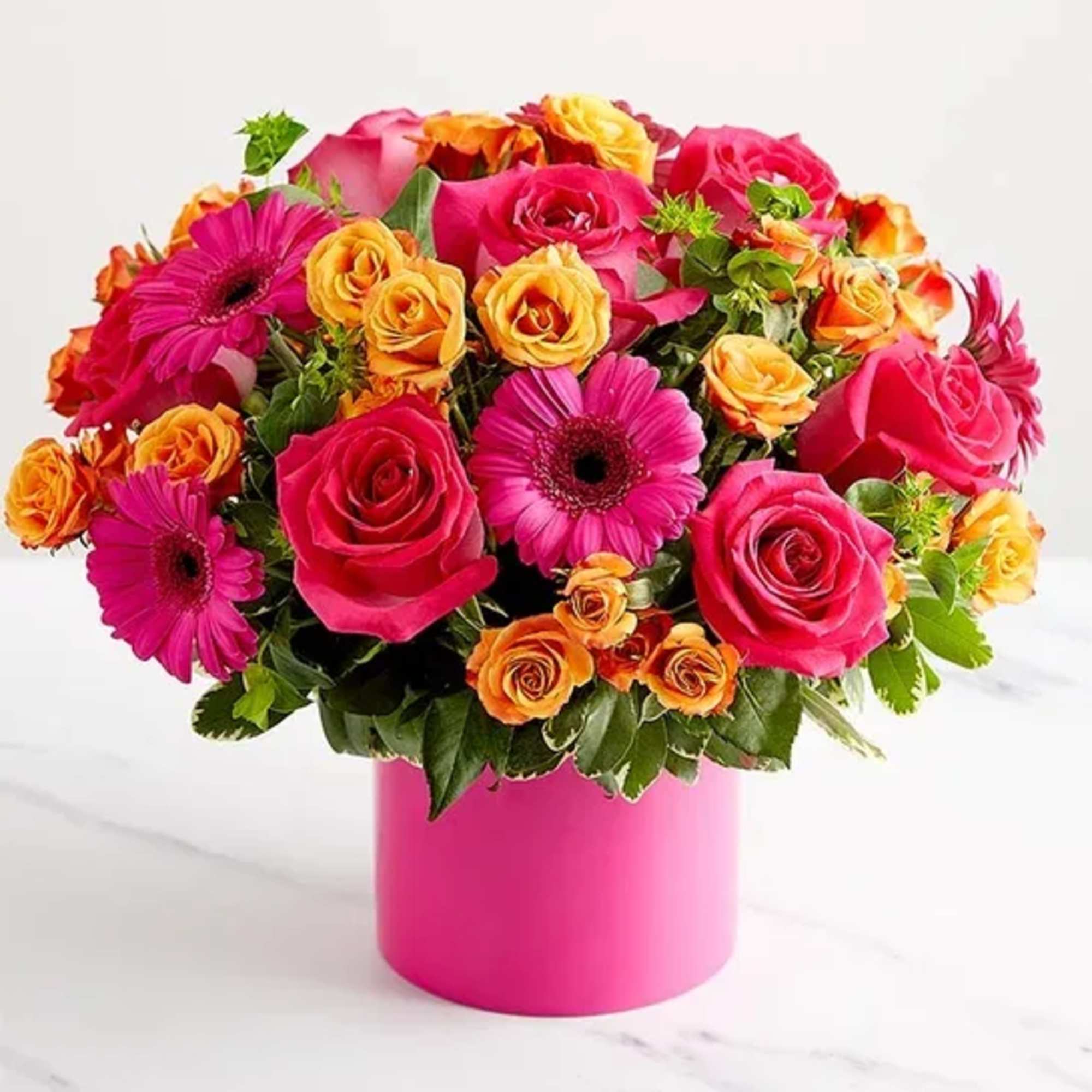 Wow those you love with this boldly beautiful bouquet of roses and
