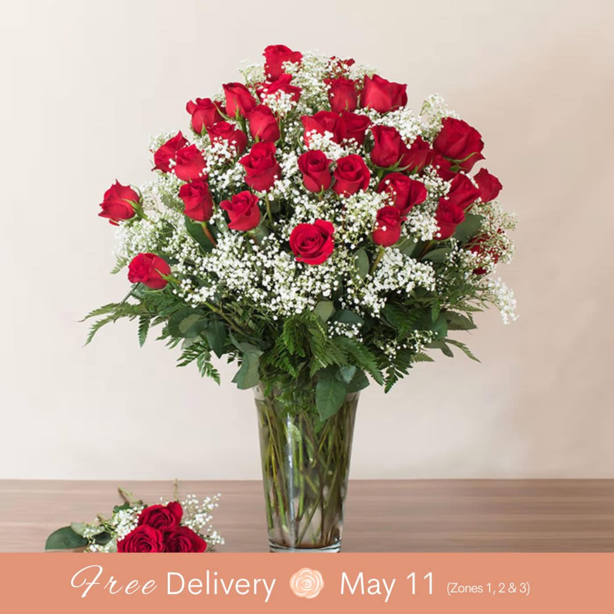 Introducing "The Hammah"! This amazing piece features 48 stems of premium long, photo 2 of 4
