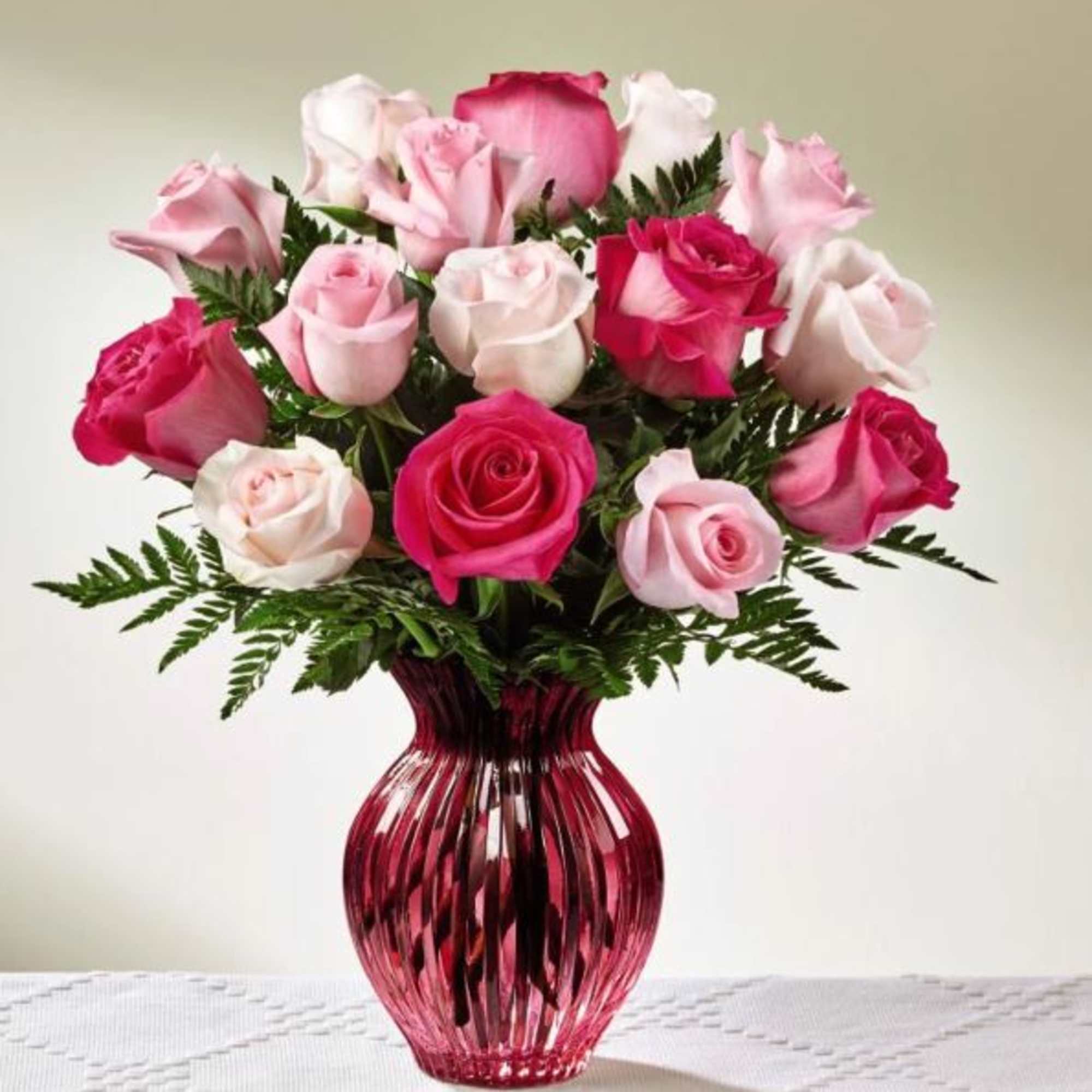 Perfectly pink in every way this stunning rose bouquet will have them, photo 2 of 2