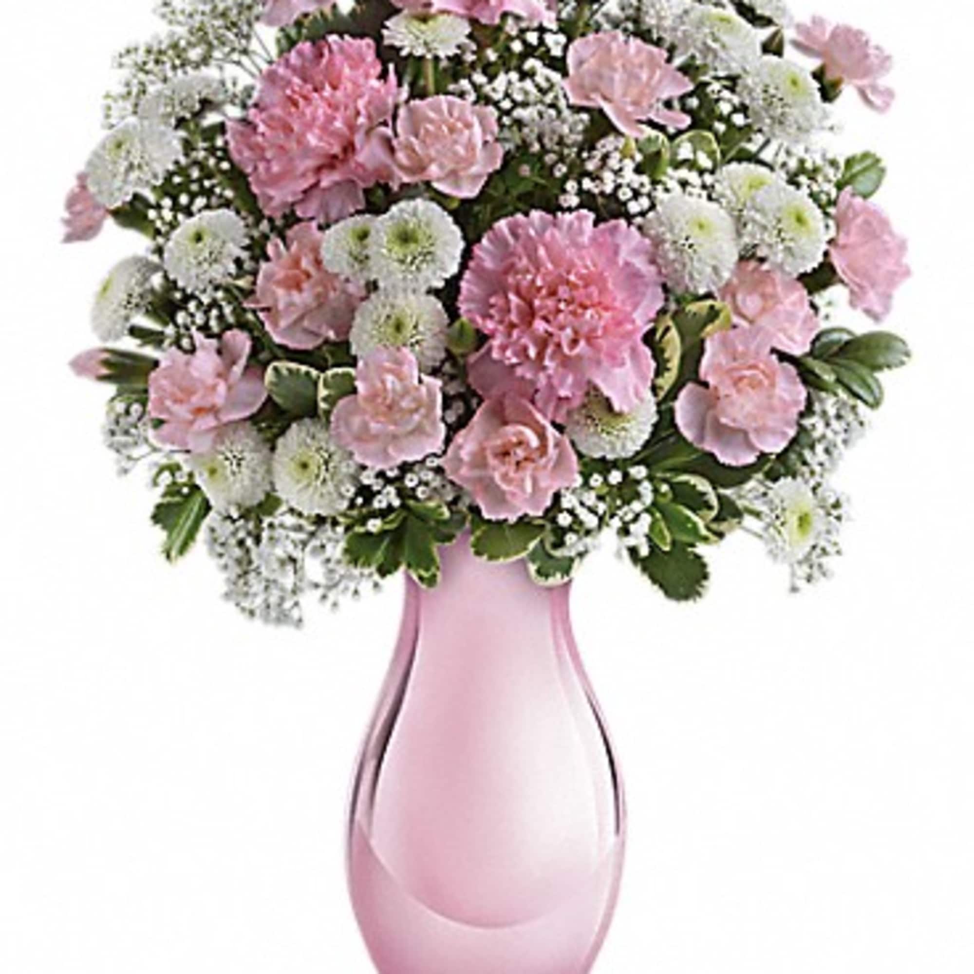 Hurray for pink! Celebrate your sweet one with this sentimental bouquet -