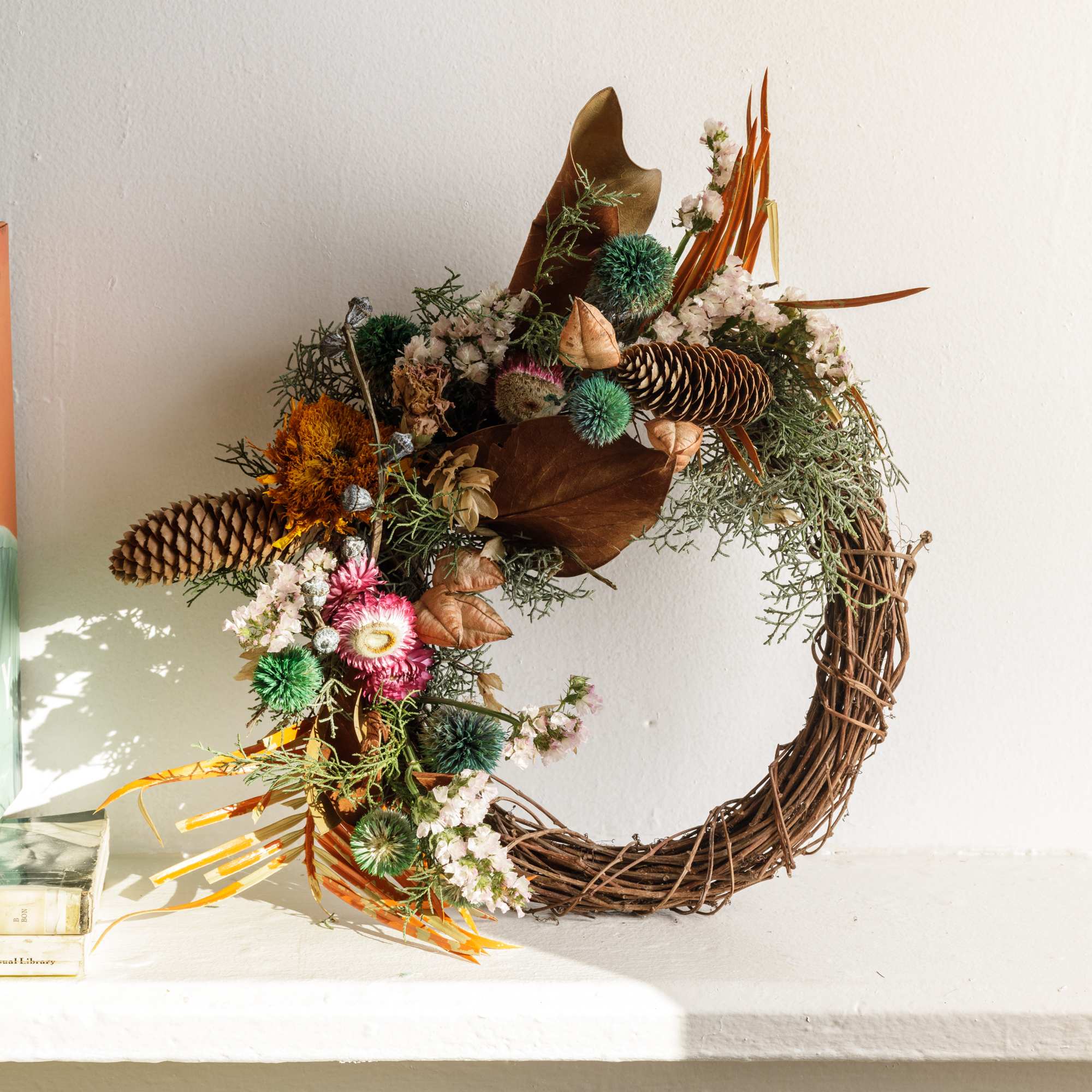Gift one of our handmade wreaths made with florals dried in-house and, photo 4 of 4