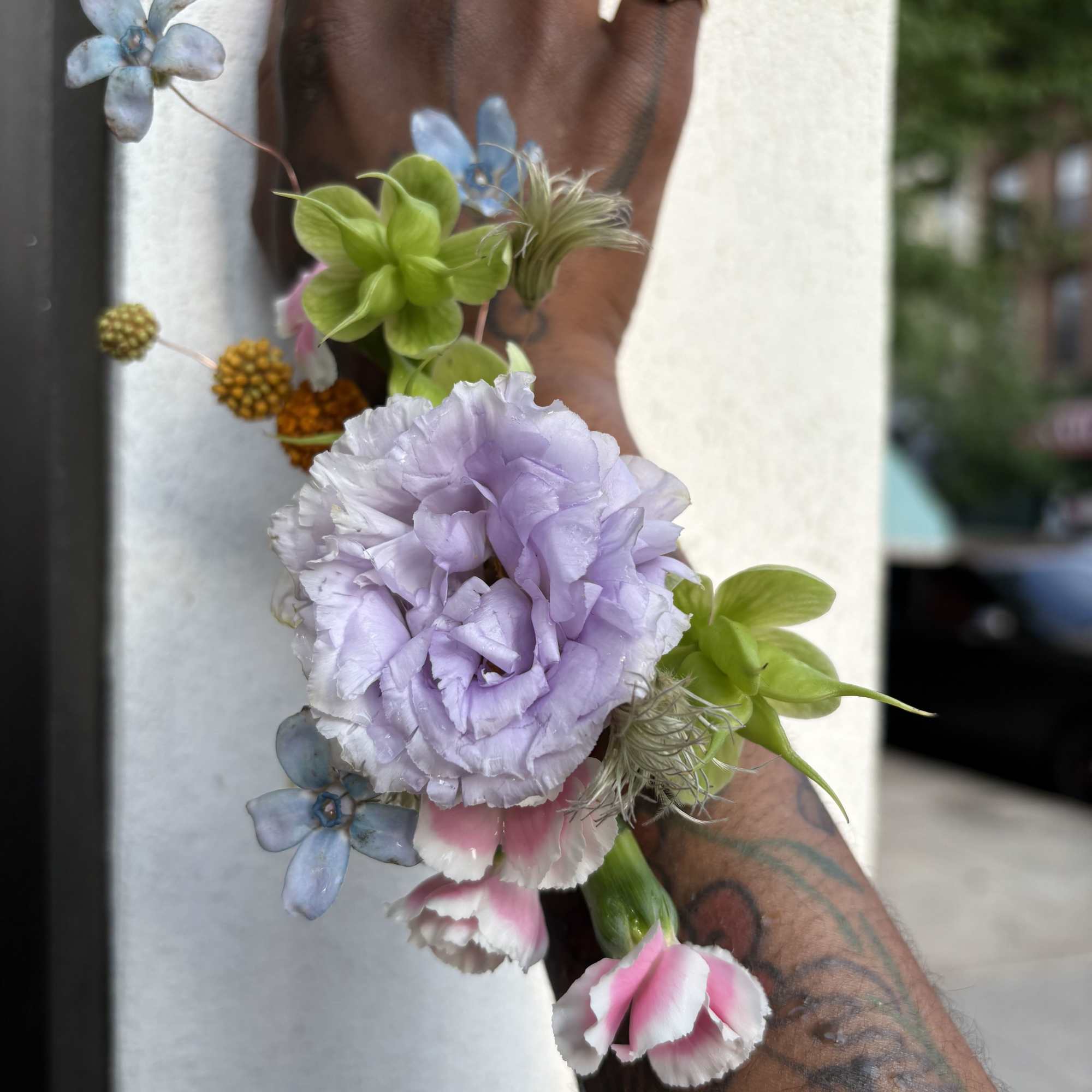 Complete your prom look with our "Floating corsage" cunstructed with rose gold, photo 5 of 5