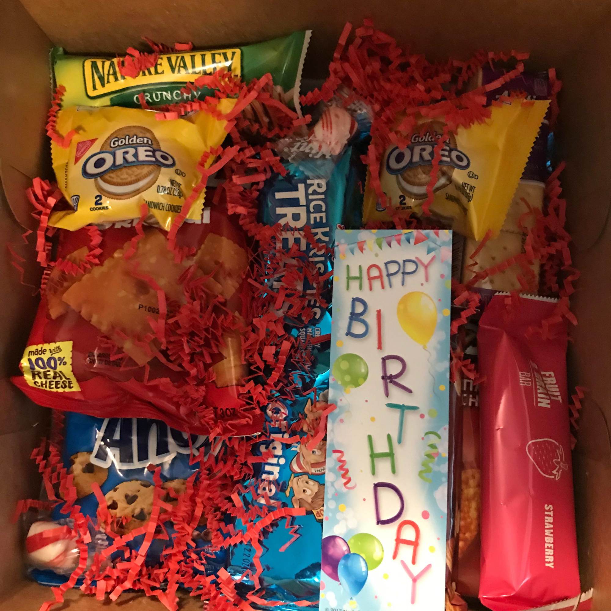 Our Goodie Box is for our Local Cadets. It has snacks and
