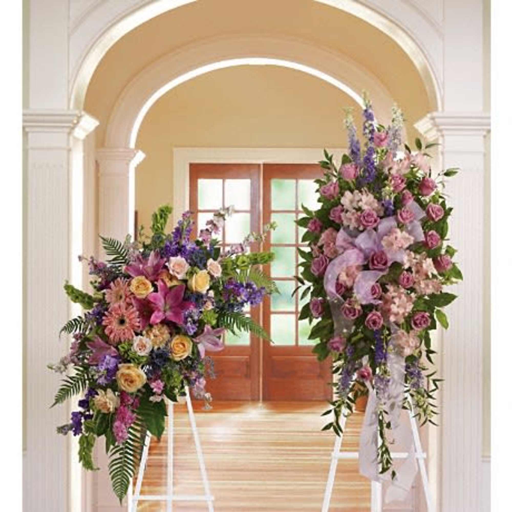 Utterly feminine, this spray is an extraordinarily beautiful way to bid farewell