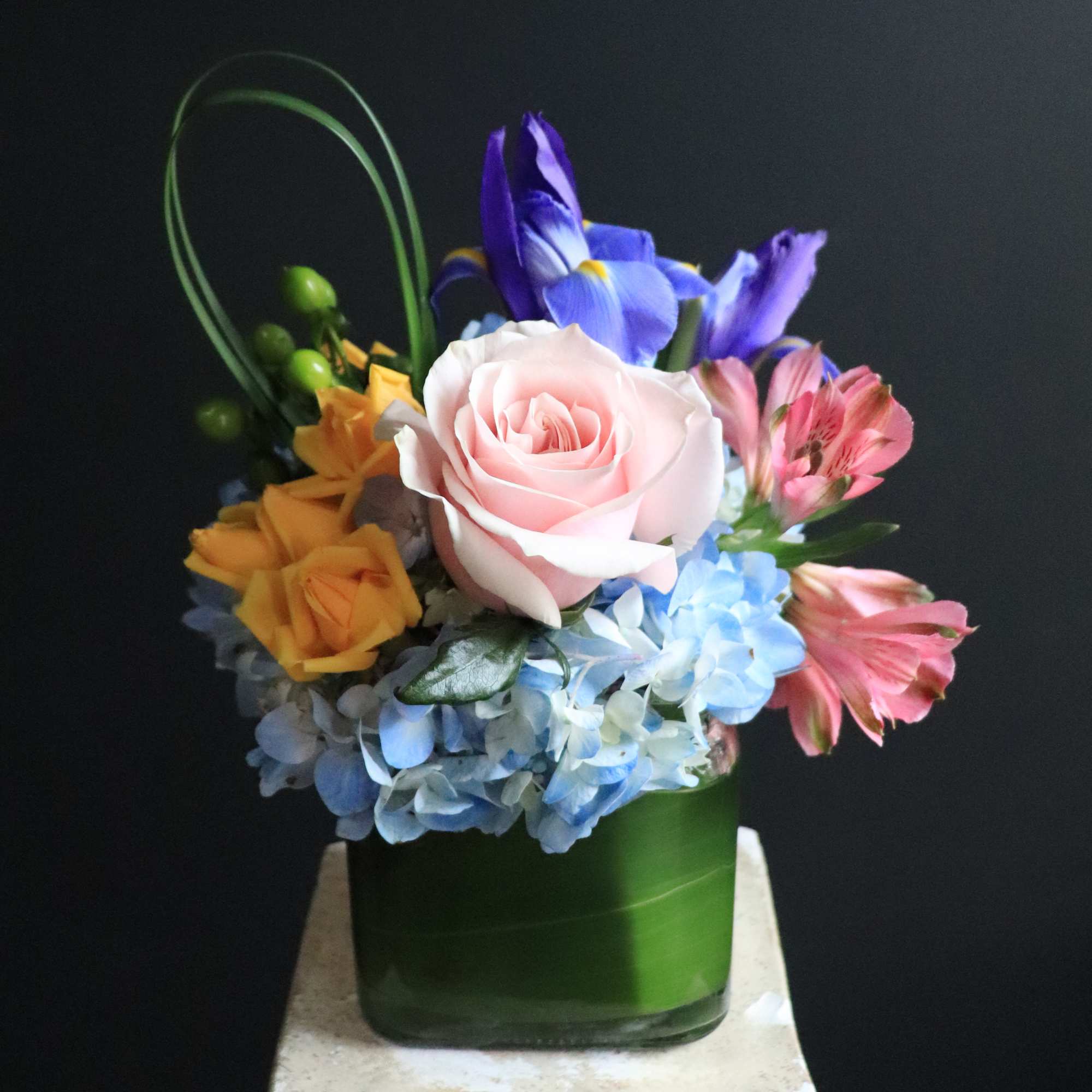 Quite the joyful arrangement to celebrate someone you care about! Full of