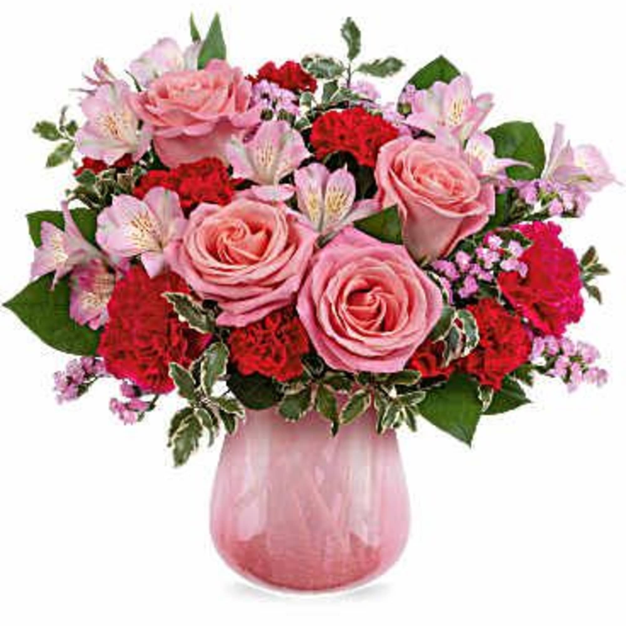 Pink, Hot Pink &amp; Red in Keepsake Vase