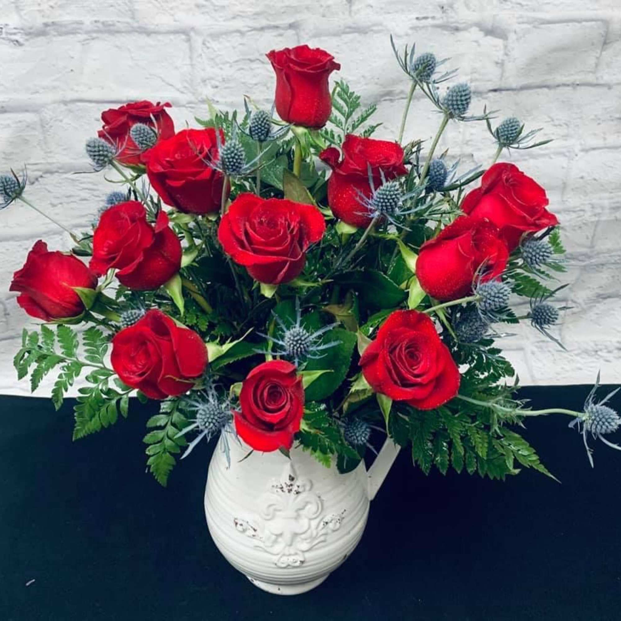 Dozen Rose Bouquet is a classic expression of love and sweet affection!