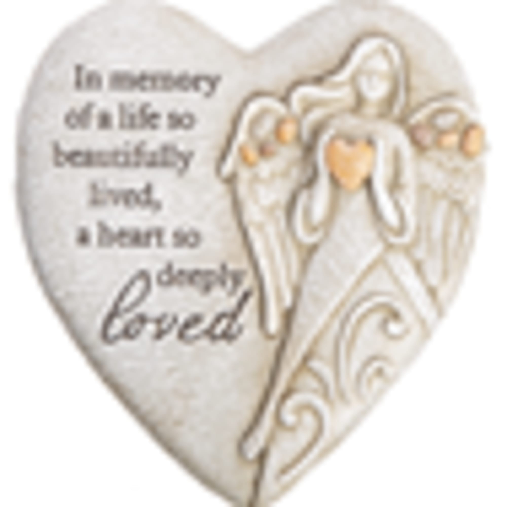 Memorial Pebble Angel - Heart Figurines 


51/8" W. x 11/8" D. x, photo 2 of 3