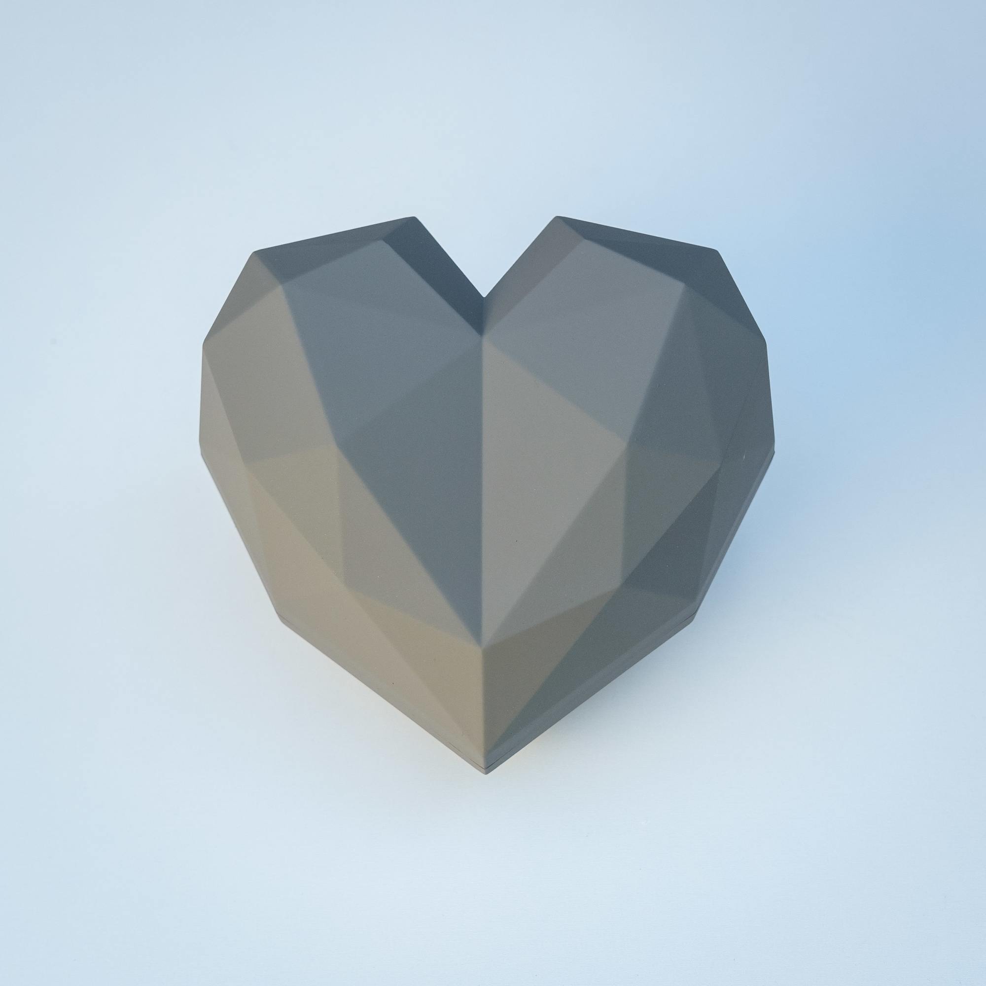 A luxurious heart shaped gift box is filled completely full of pretty, photo 3 of 3