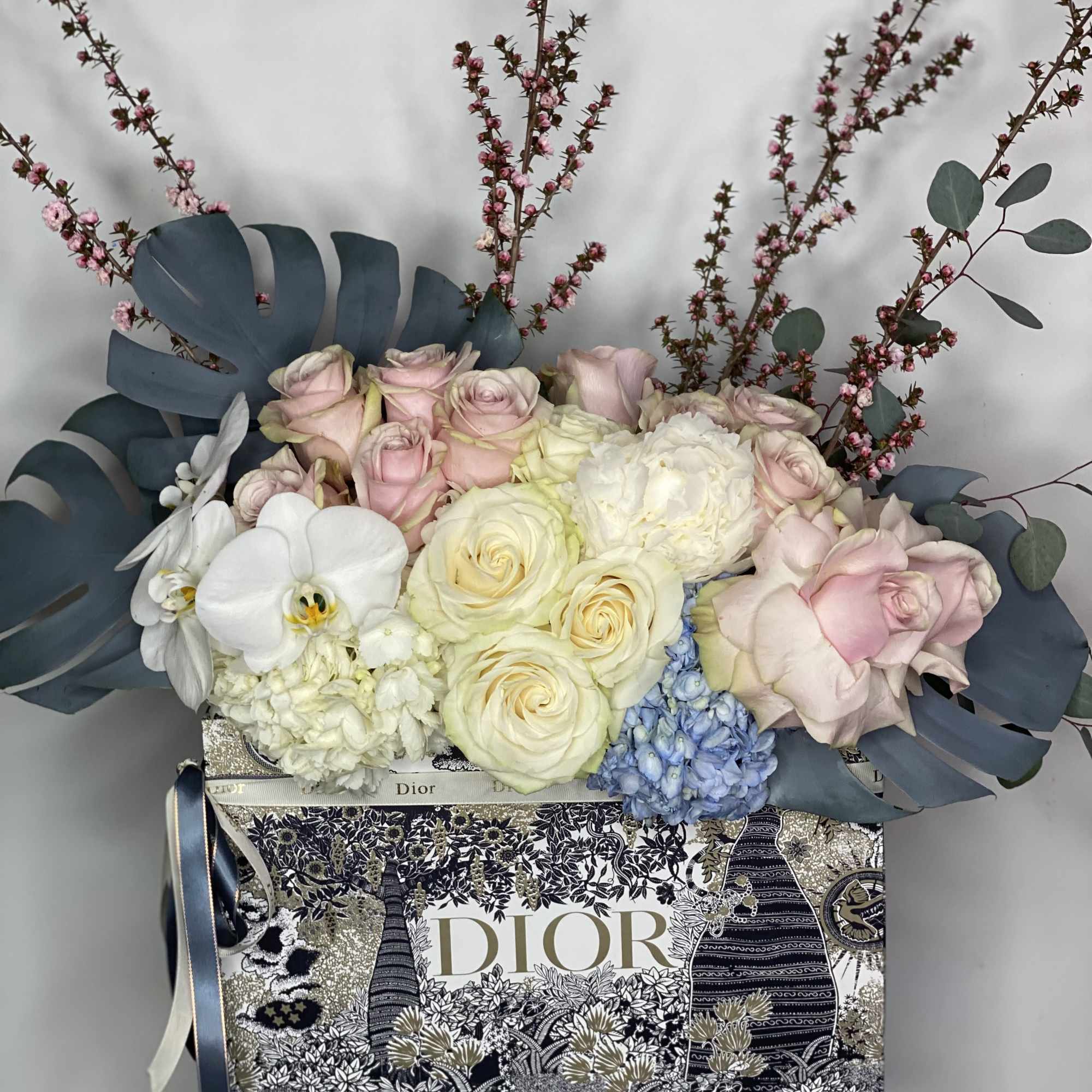Brand Box filled with nice flowers