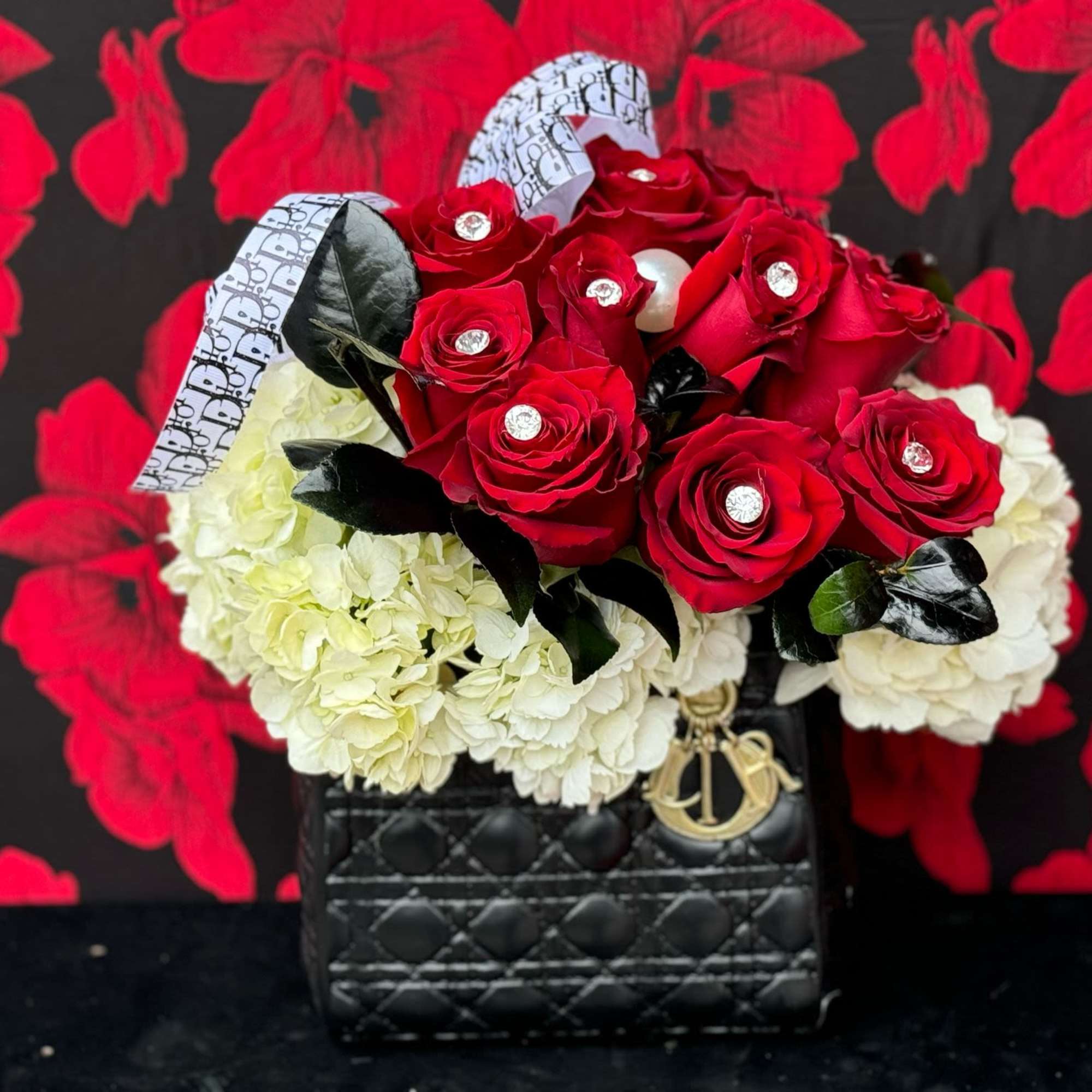 A masterpiece of luxury and style, the "Designer&rsquo;s Dream" quilted bag is