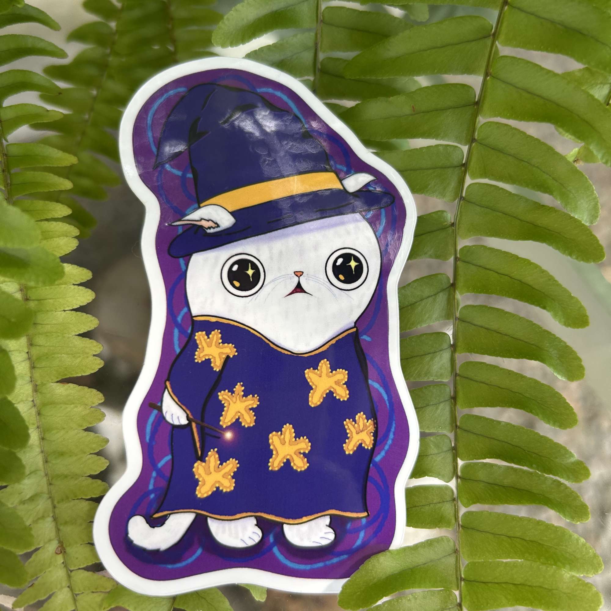 A beautiful sticker depicting original artwork by local Phoenix artist, Sarah Woodward