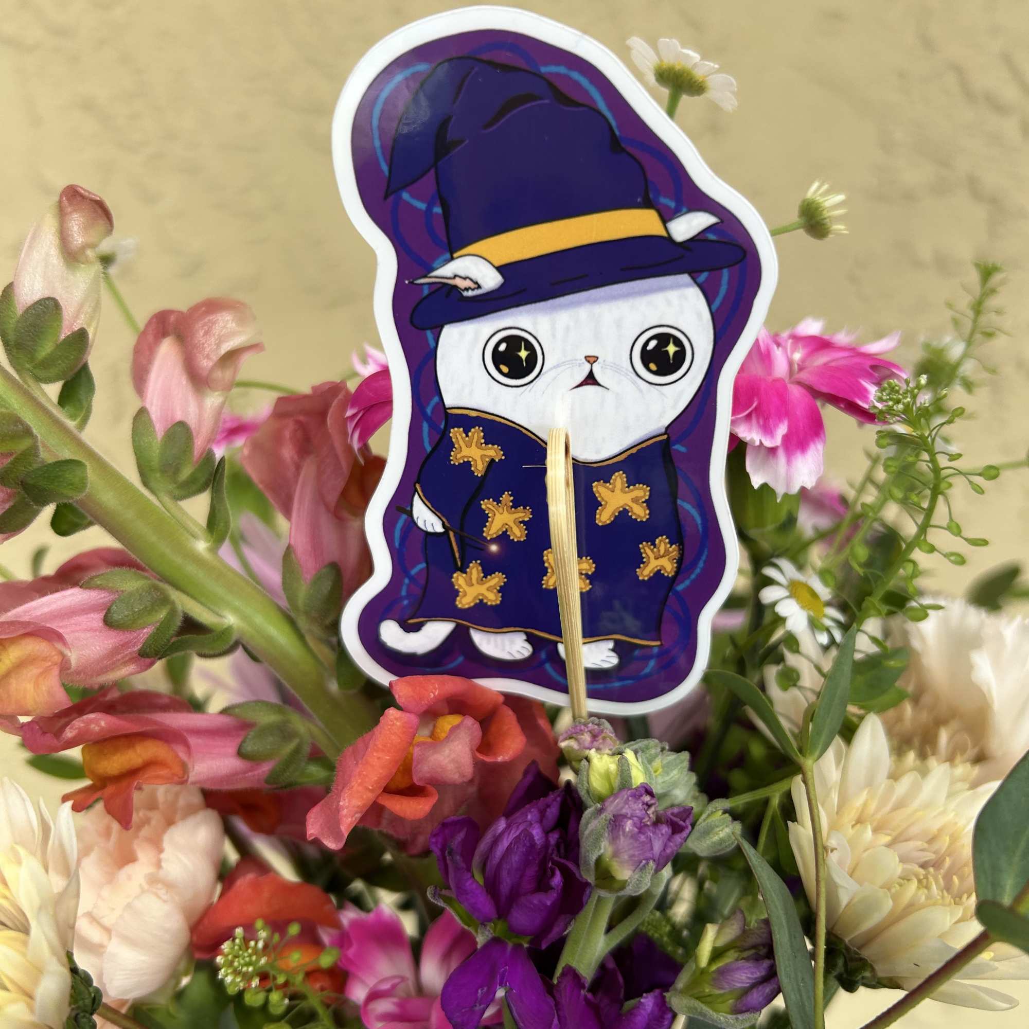 A beautiful sticker depicting original artwork by local Phoenix artist, Sarah Woodward, photo 2 of 2