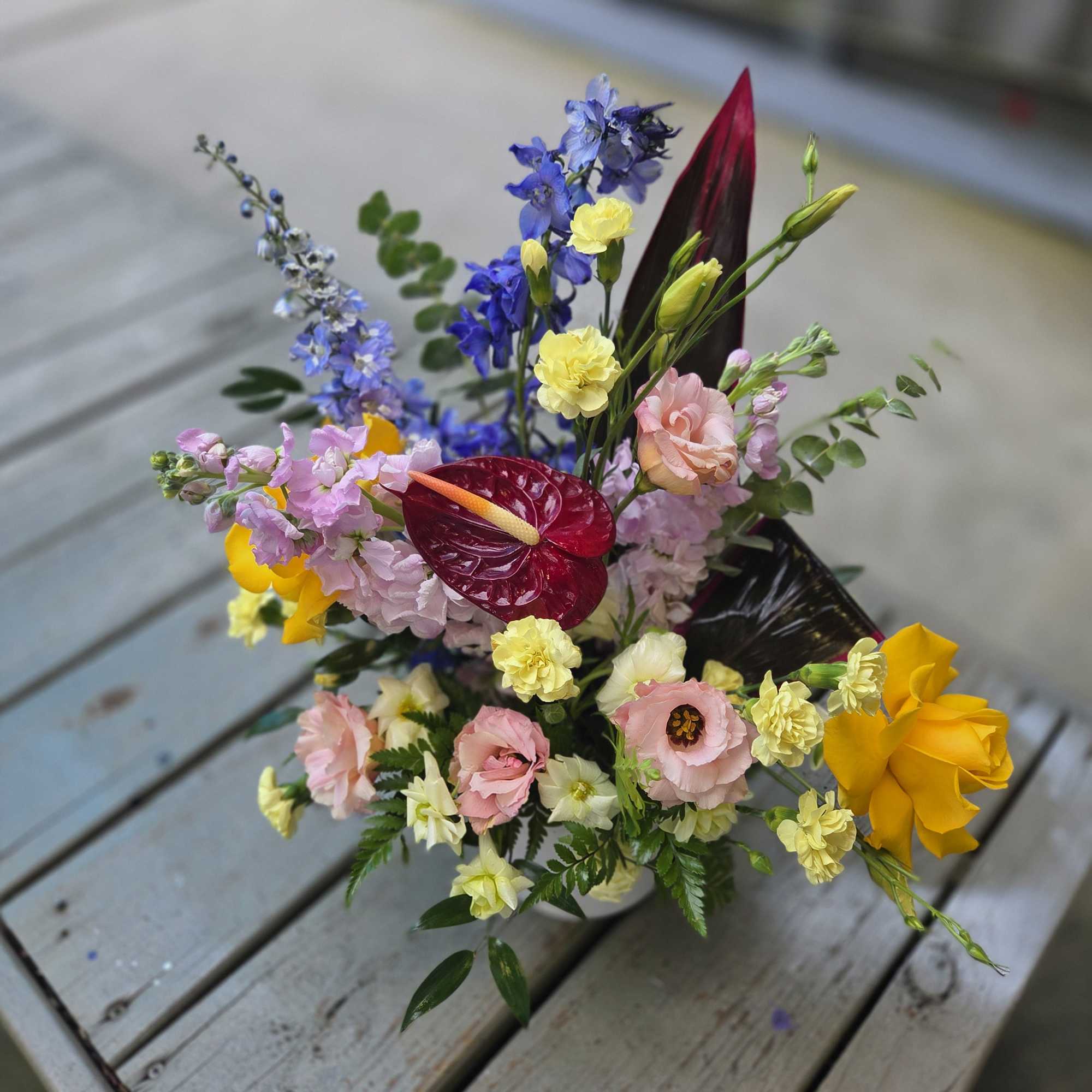 
The Adams Park Posy is a vibrant celebration of one of Southwest