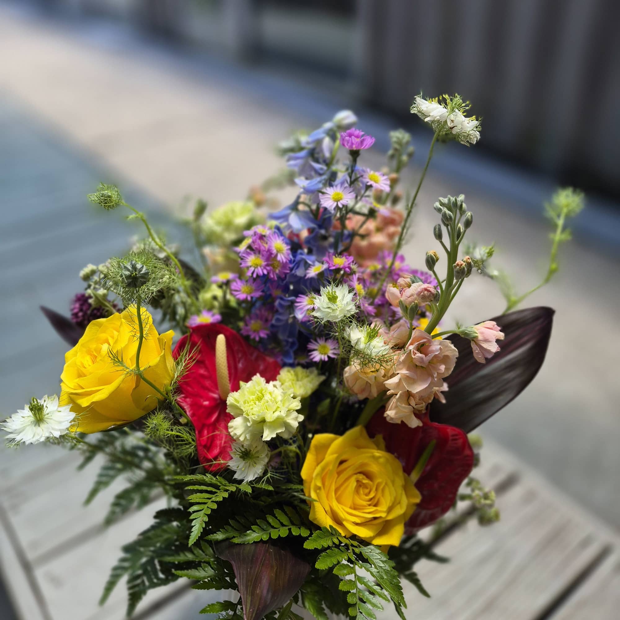 
The Adams Park Posy is a vibrant celebration of one of Southwest