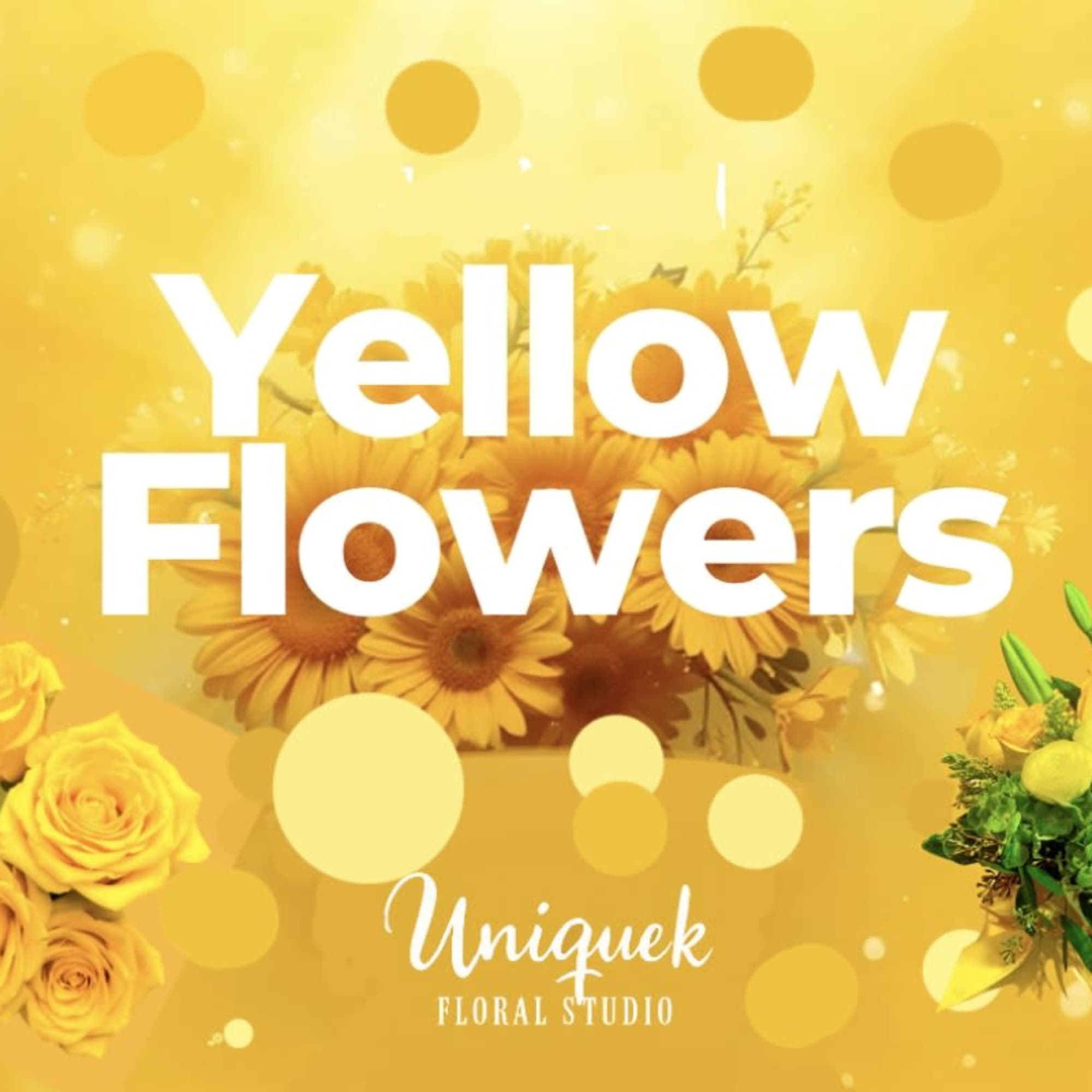 Bring instant happiness with our Yellow Designer&rsquo;s Choice Bouquets&mdash;a radiant collection of