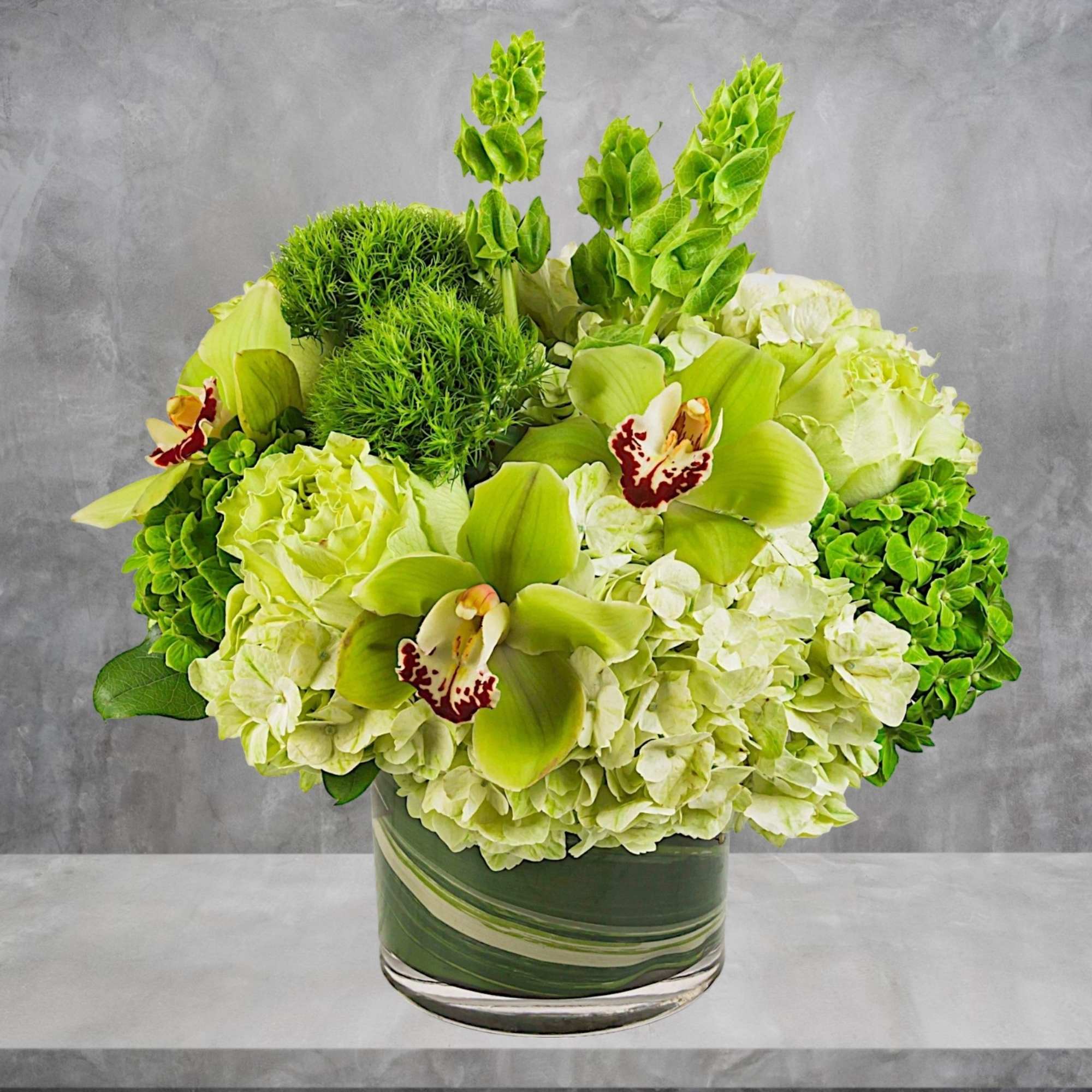 Keep things fresh and lucky with this all-green arrangement. Send somebody a, photo 2 of 6