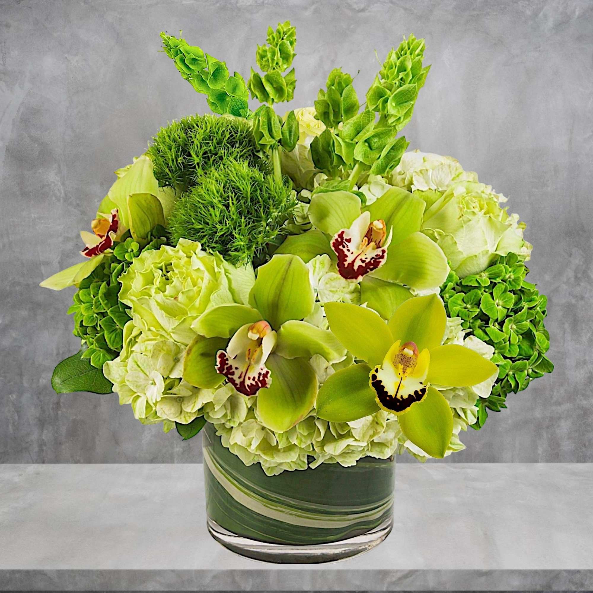 Keep things fresh and lucky with this all-green arrangement. Send somebody a, photo 2 of 5