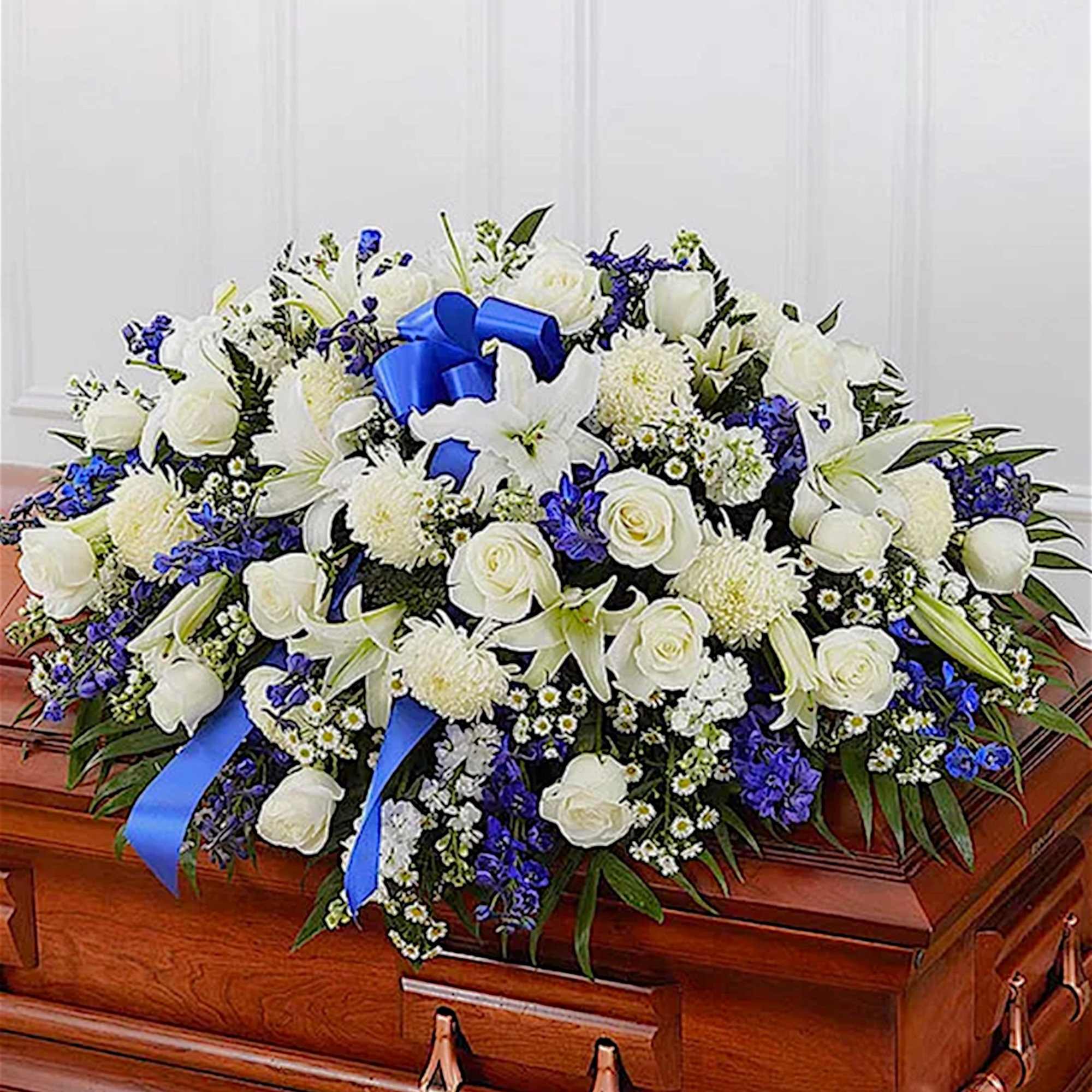Honor a life so beautifully lived with a proud display of blue