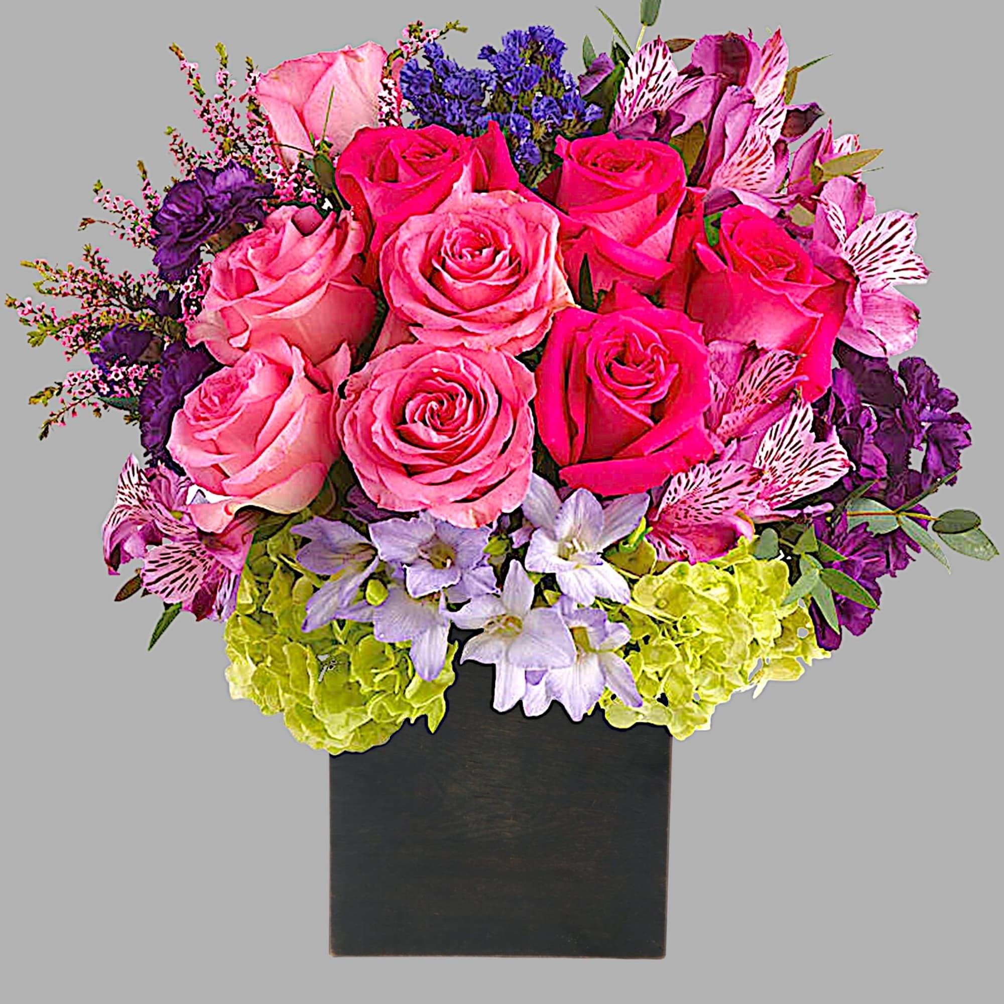 This exquisite mix of feminine blooms is like a breath of fresh, photo 4 of 4