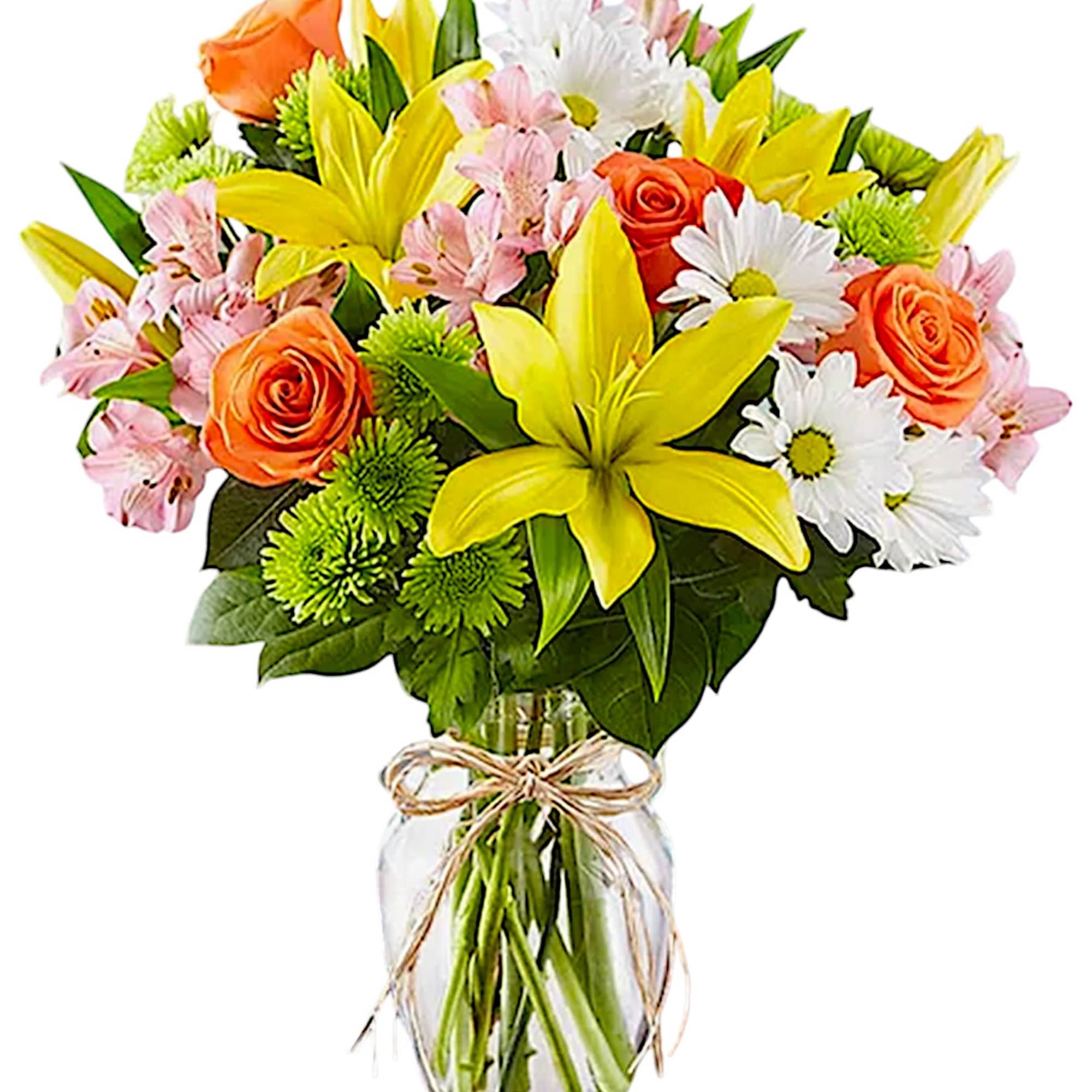 The rustic beauty of hand tied bouquets fresh from a European flower