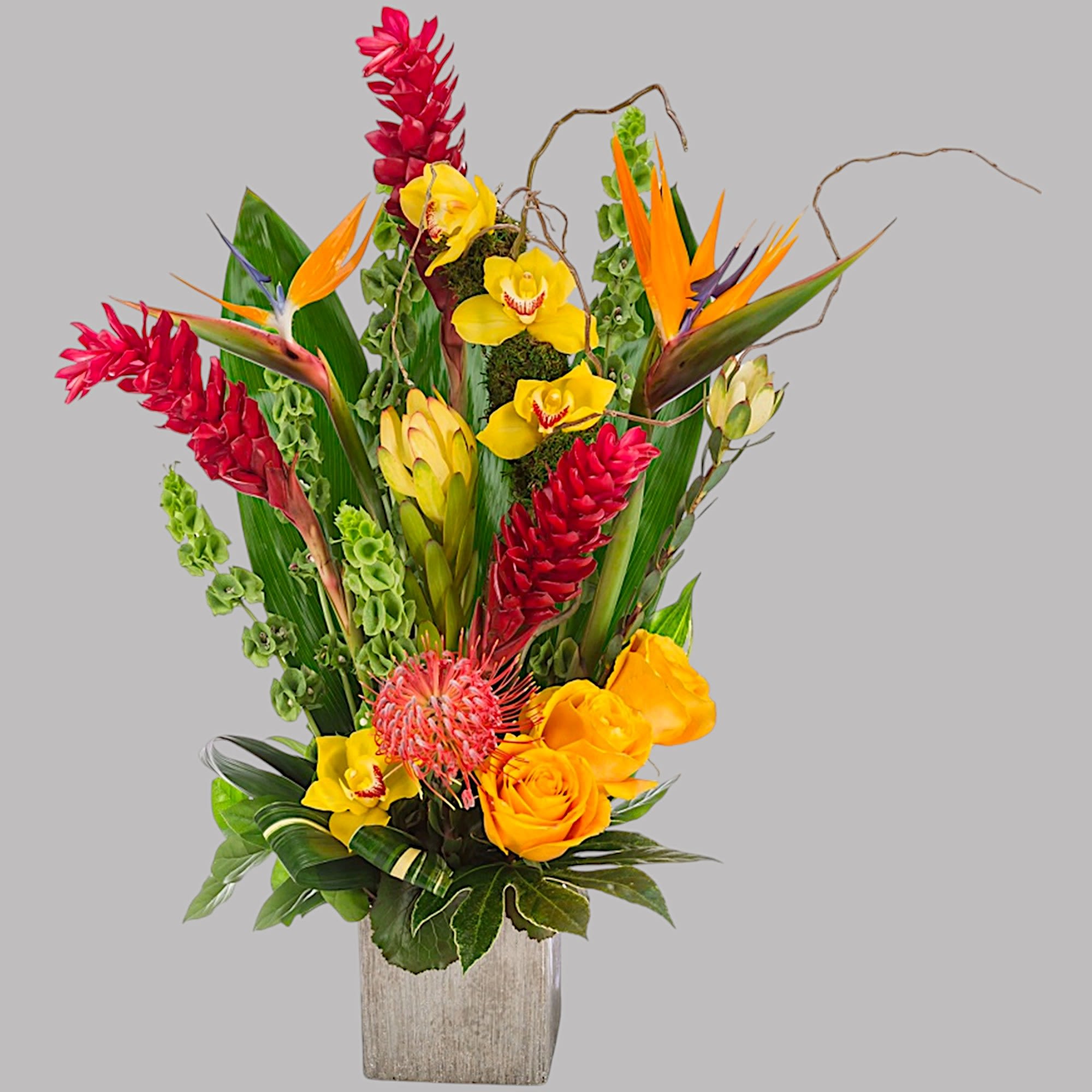 With a tropical beauty all its own, our tropical arrangement brightens every, photo 5 of 5