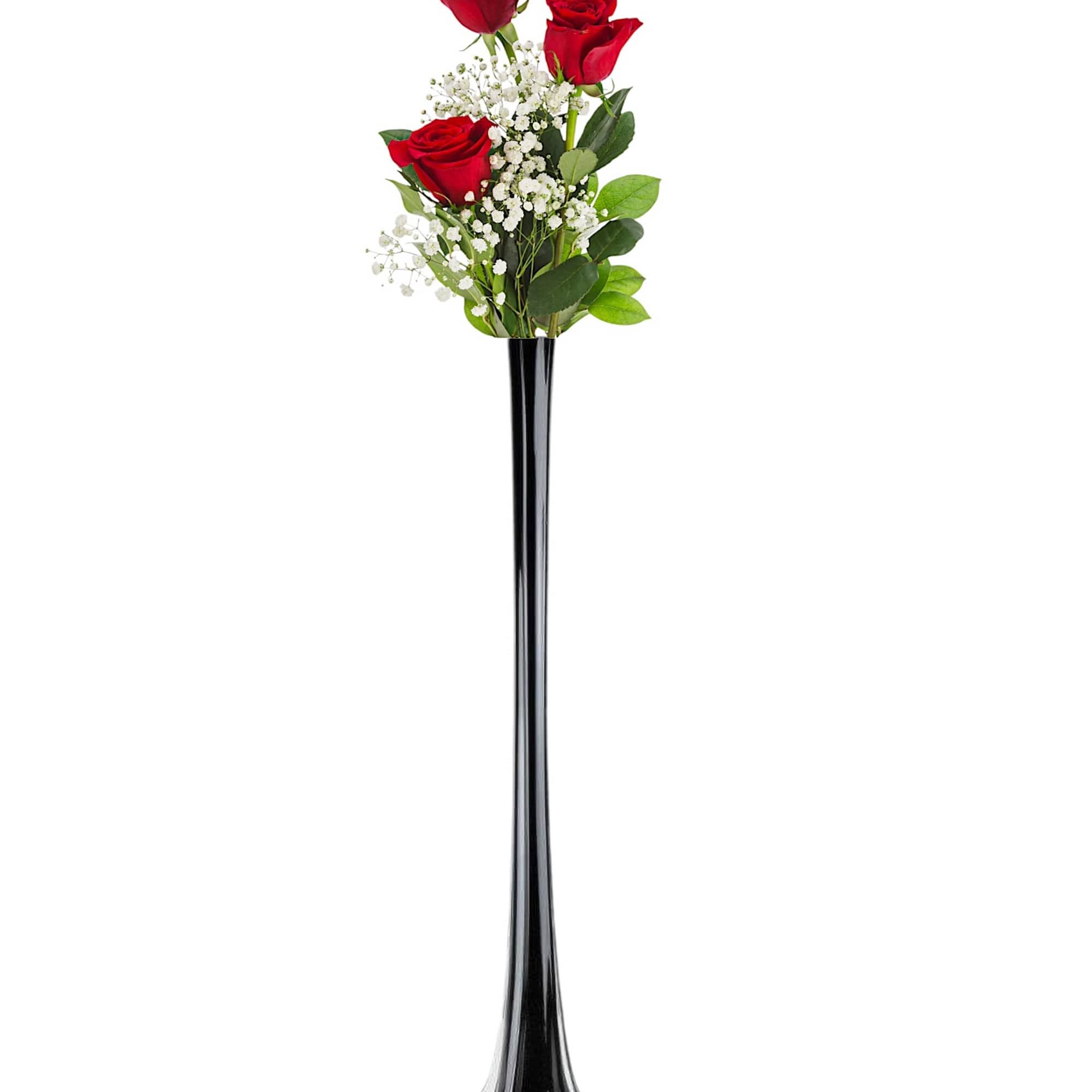 Send an elegant red rose bud vase to your love, your friend
