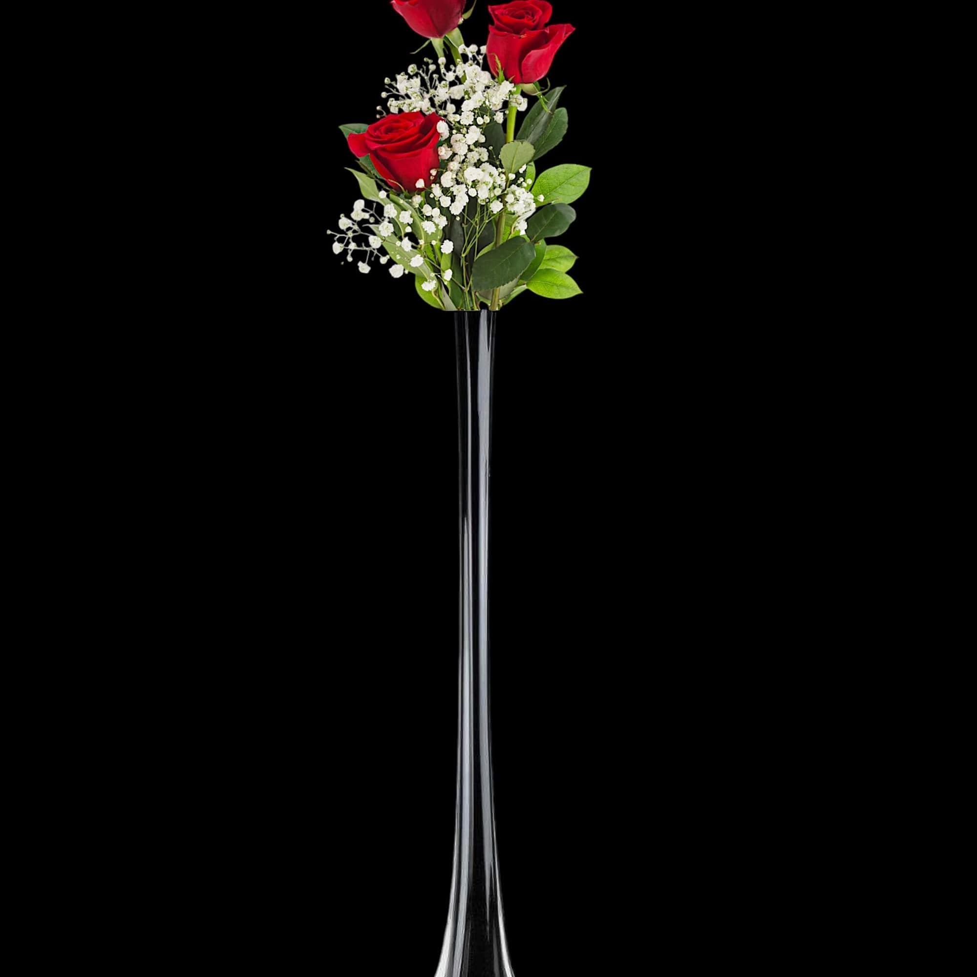 Send an elegant red rose bud vase to your love, your friend, photo 3 of 4
