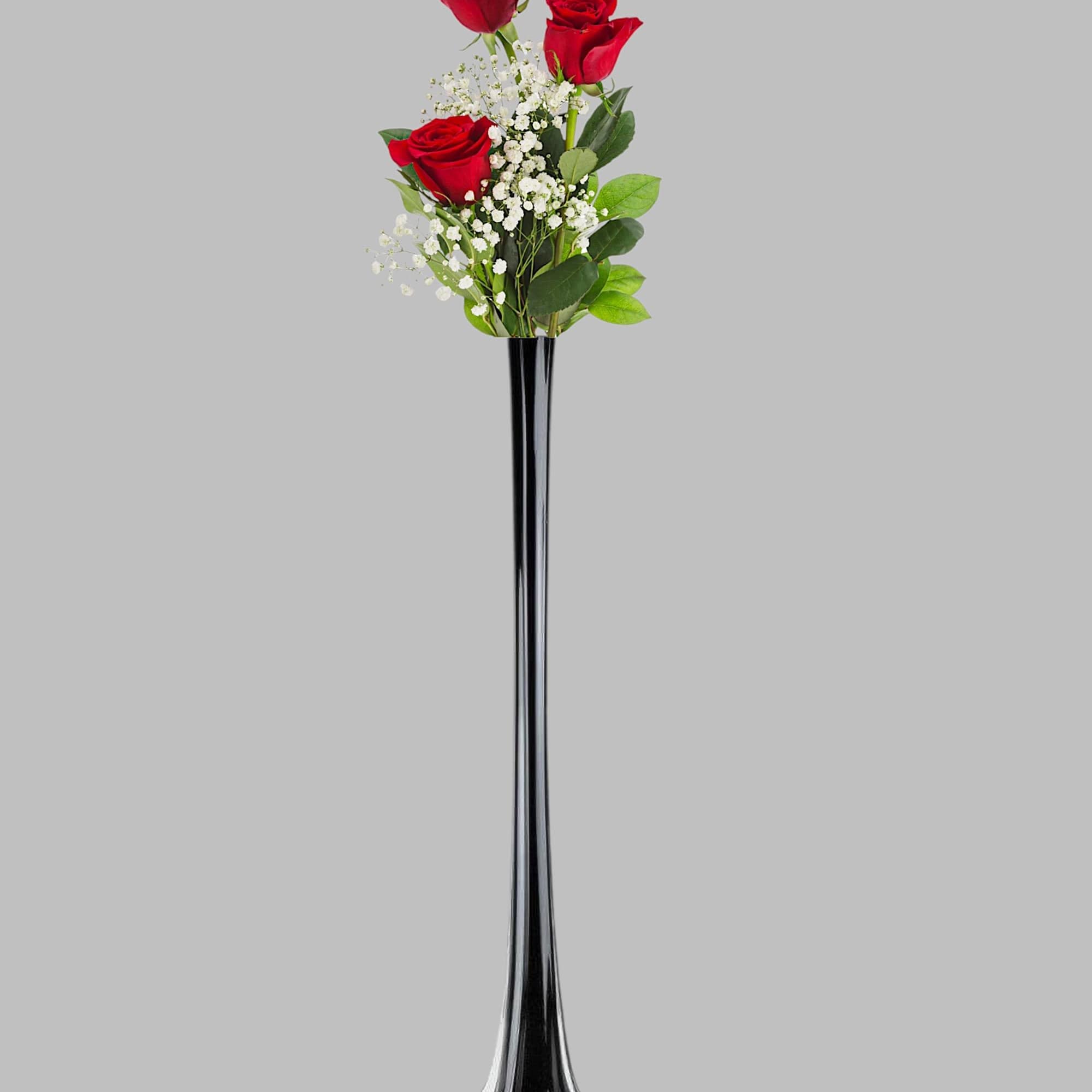 Send an elegant red rose bud vase to your love, your friend, photo 4 of 4