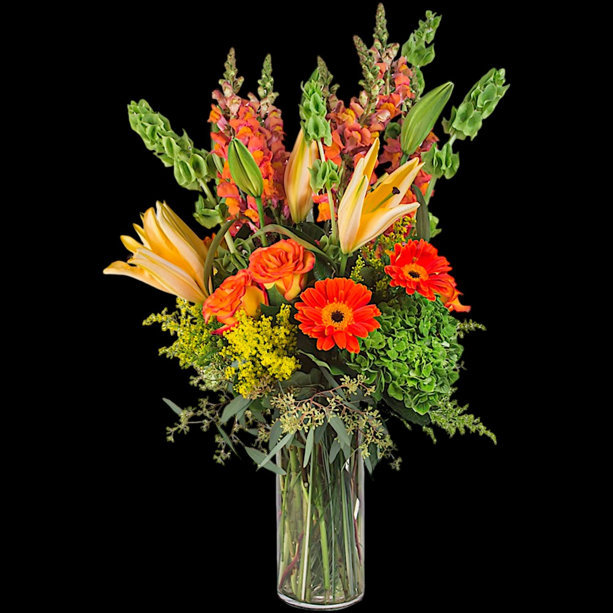Rise and shine with this tall and bright arrangement. Perfect to brighten, photo 4 of 5