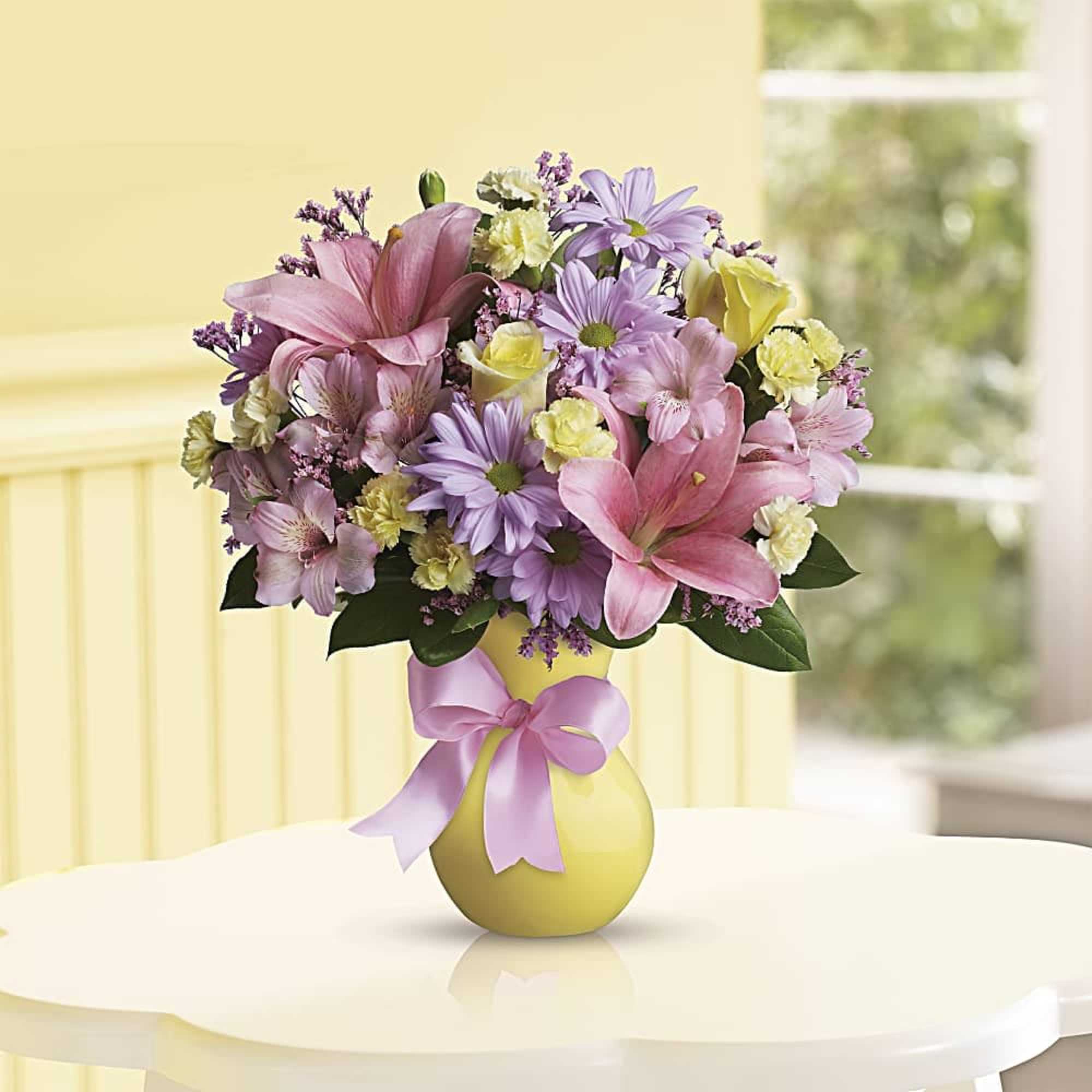 Pretty pastels and delicate flowers make this a feminine classic for your, photo 2 of 2
