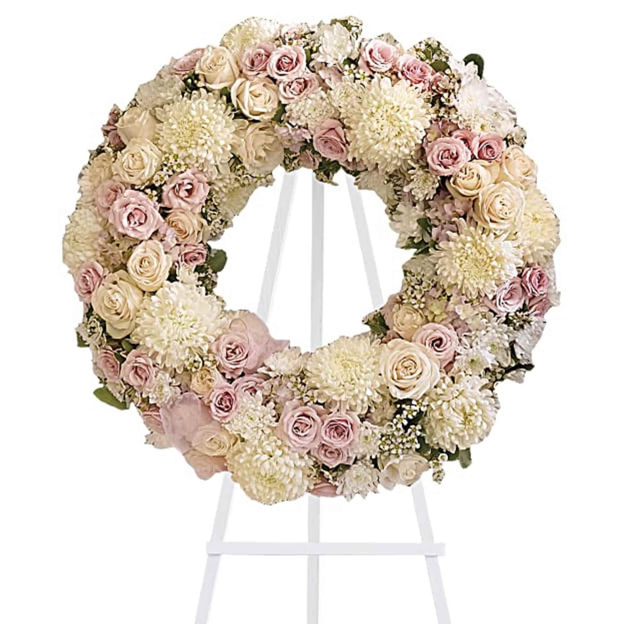 A pure and delicate expression of adoration. Accented with a sheer pink, photo 2 of 2