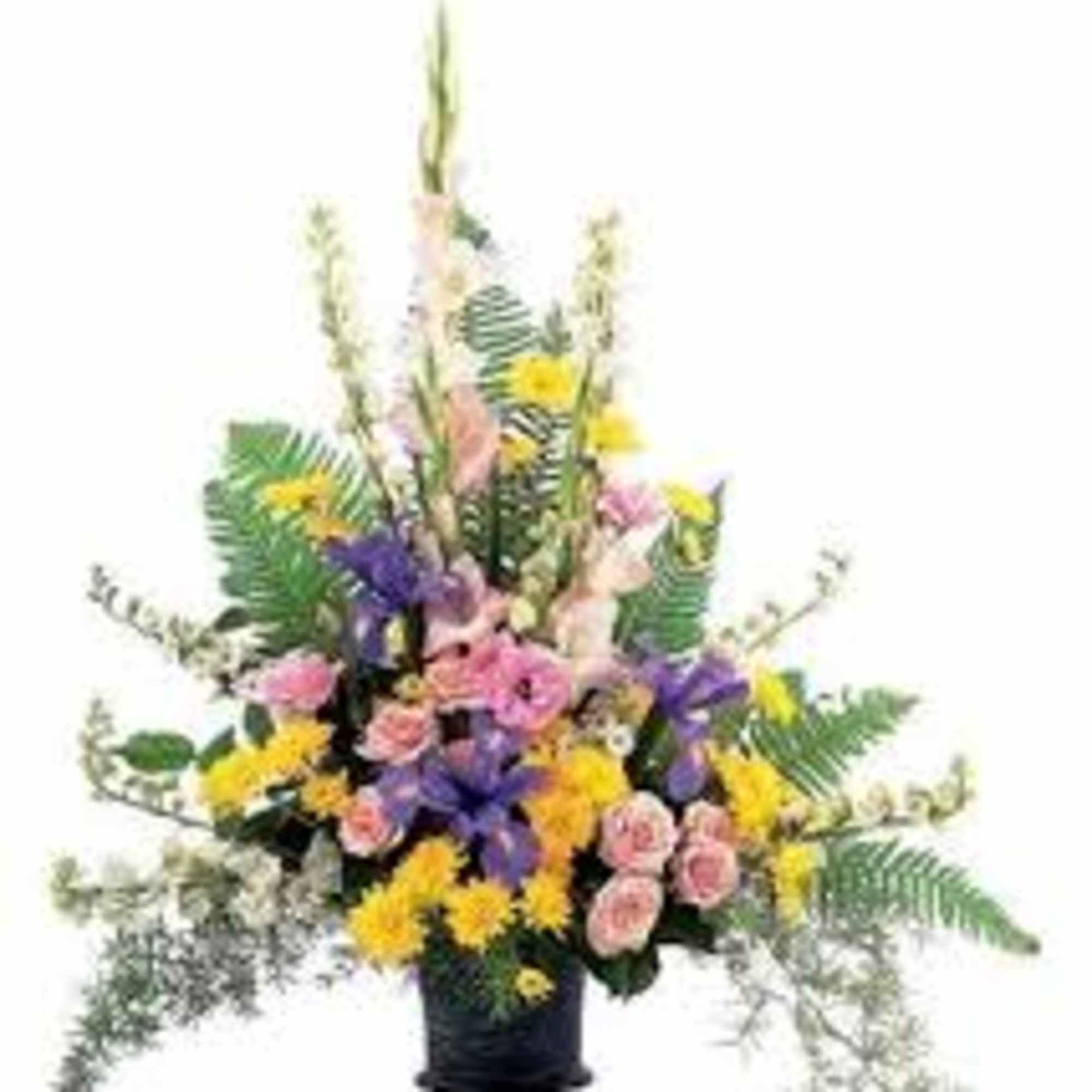 TF 185-7 Multi-Color Fan Shapeby Floral Expressions