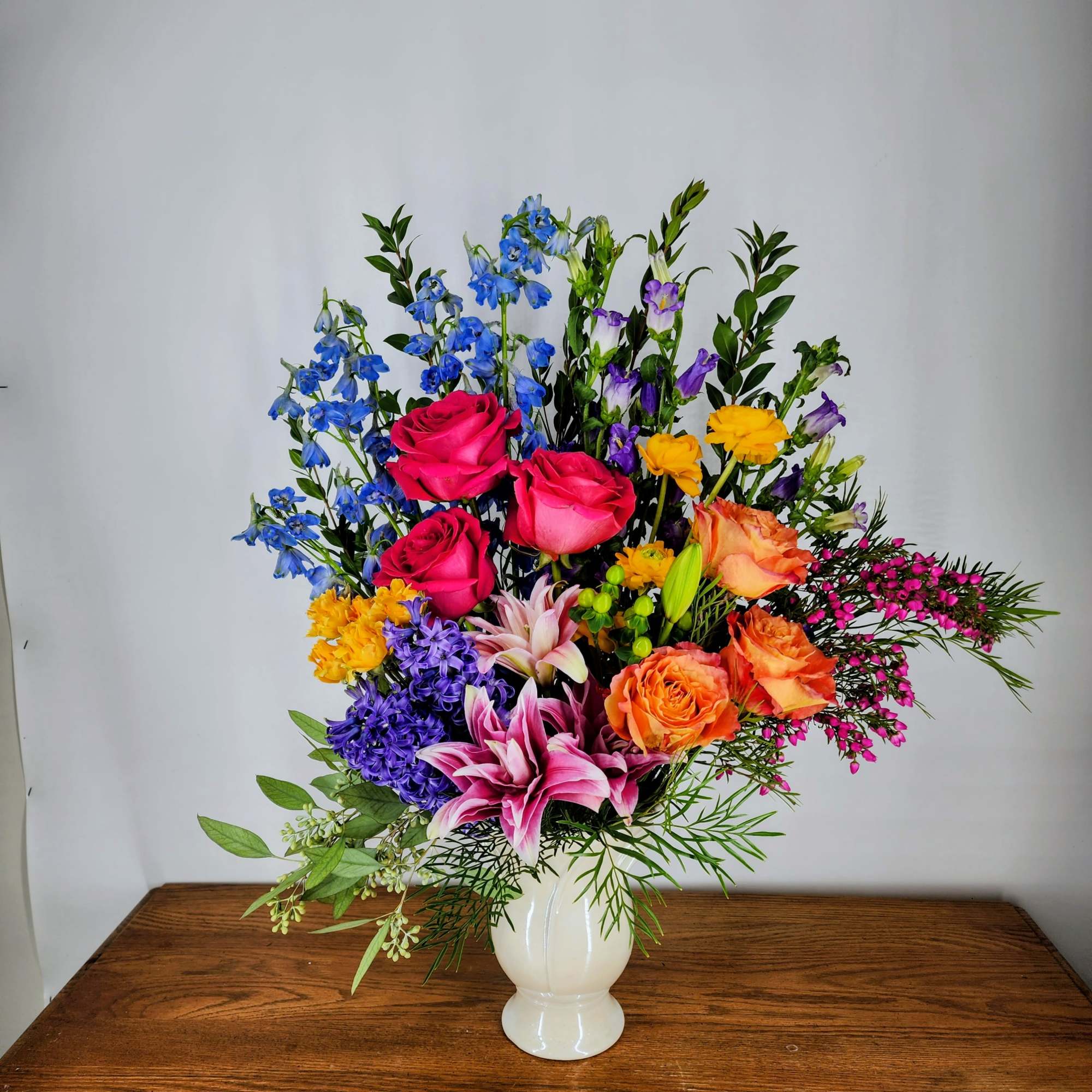 Get ready for a blast of joy with this lively arrangement! Arrangements