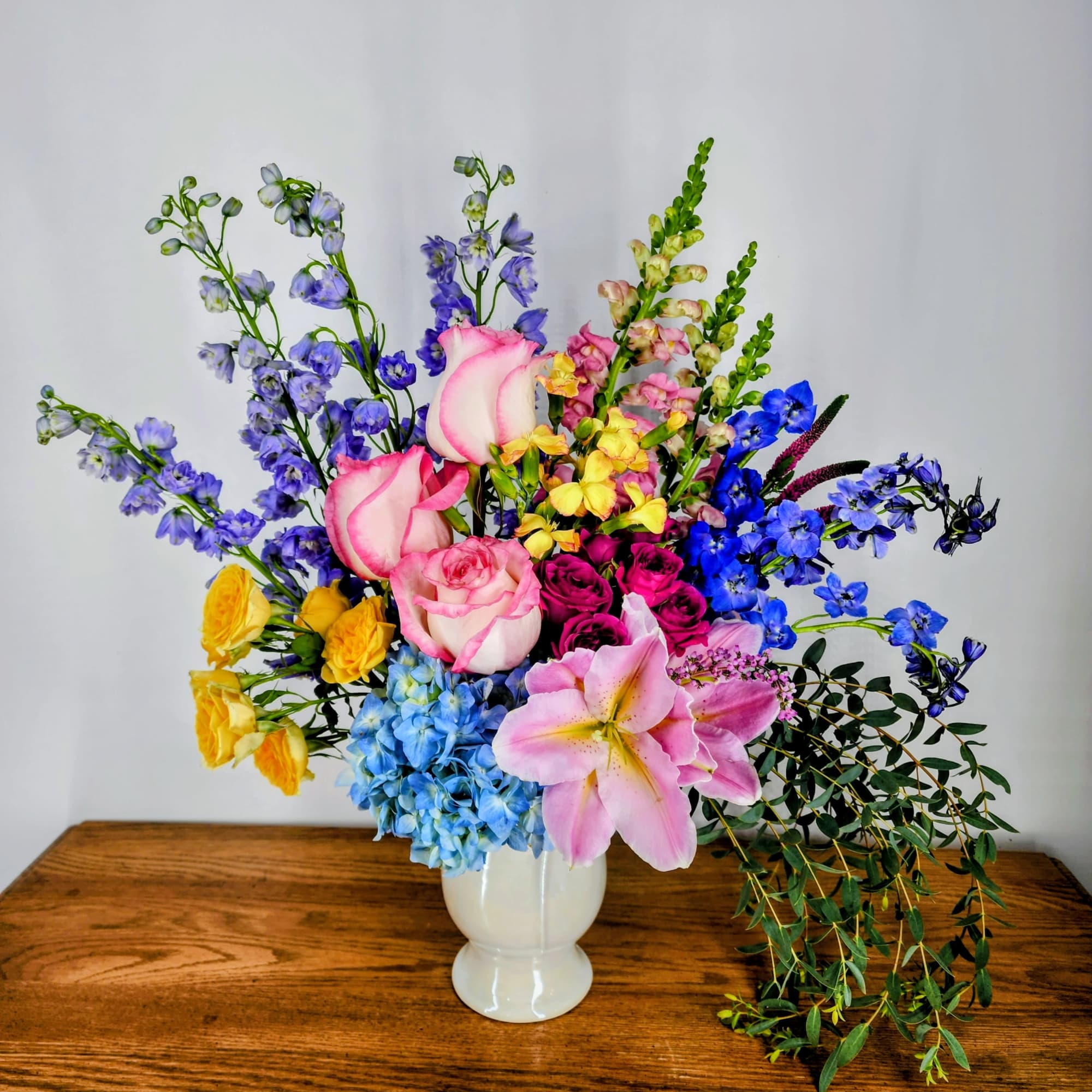 Get ready for a blast of joy with this lively arrangement! Arrangements