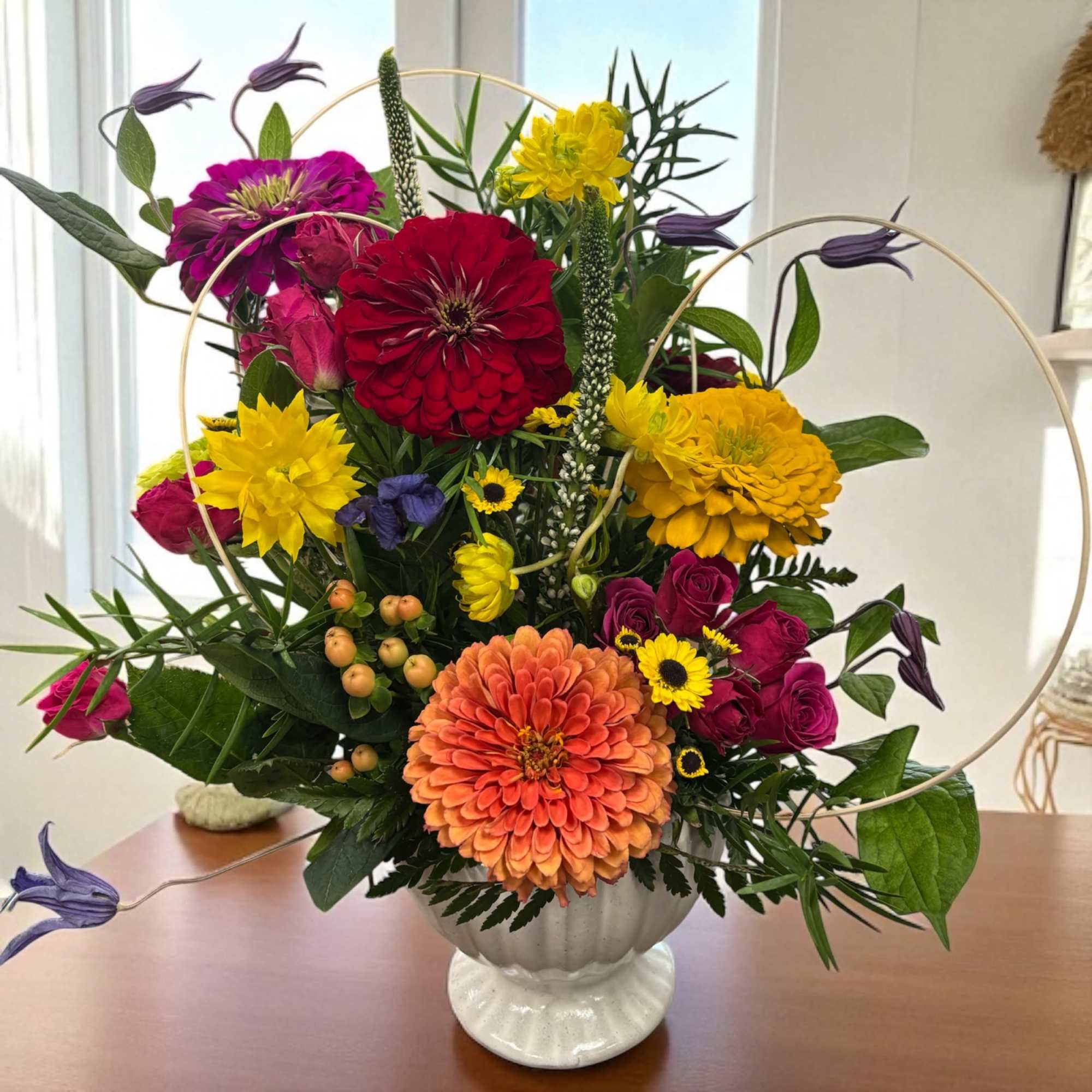 Like something from a painting by the old masters this beautiful design