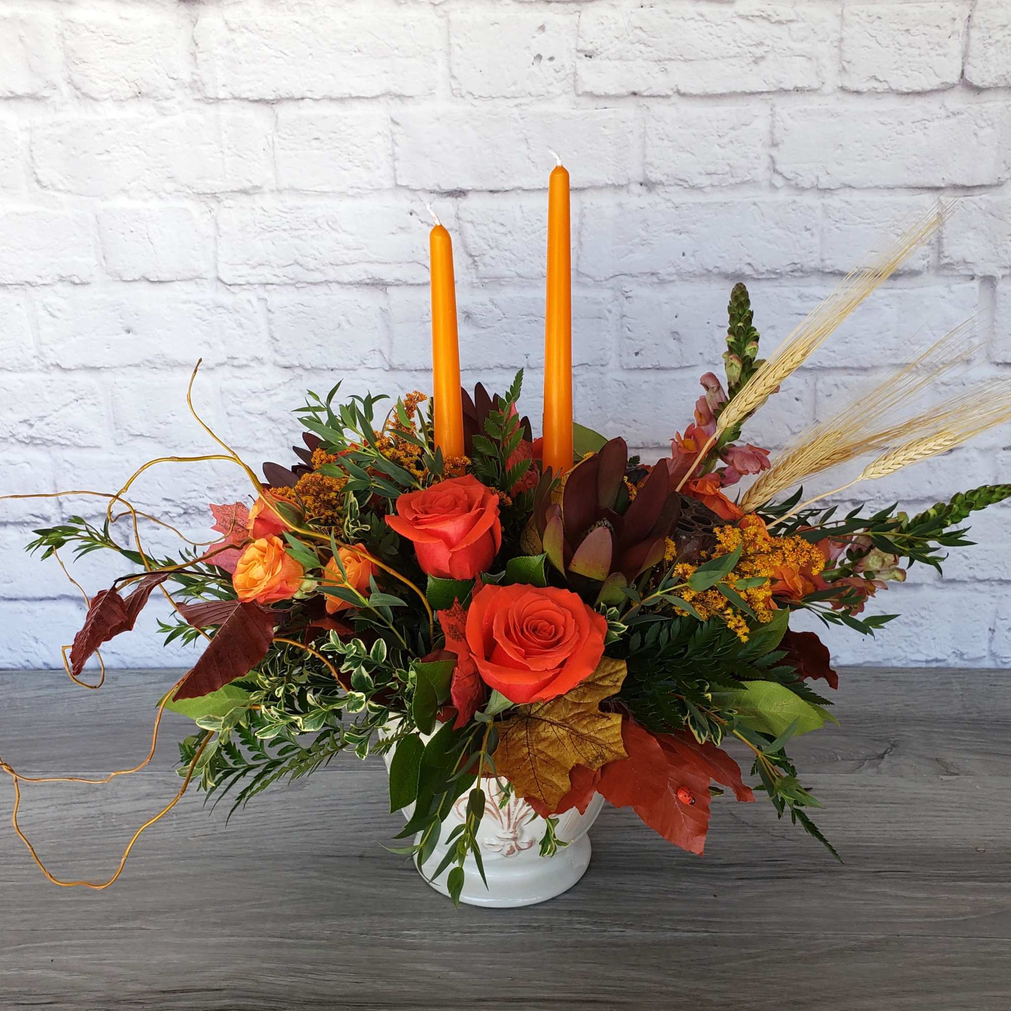 Inspired by our November special, Fall Blessings Centerpiece is a larger and, photo 2 of 3