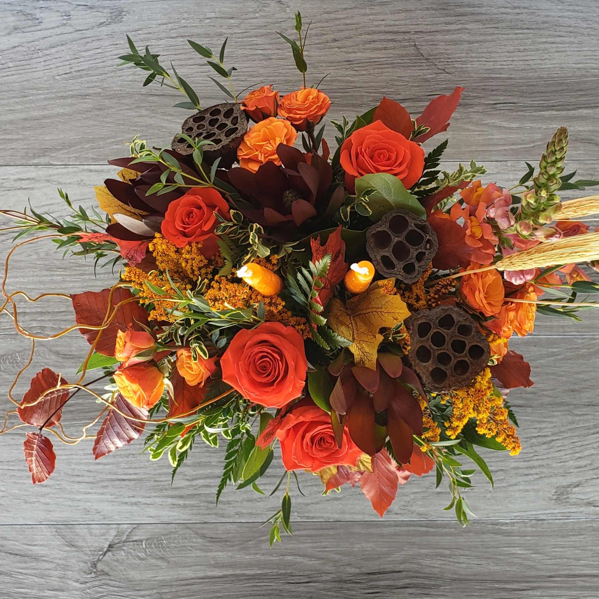Inspired by our November special, Fall Blessings Centerpiece is a larger and, photo 3 of 3