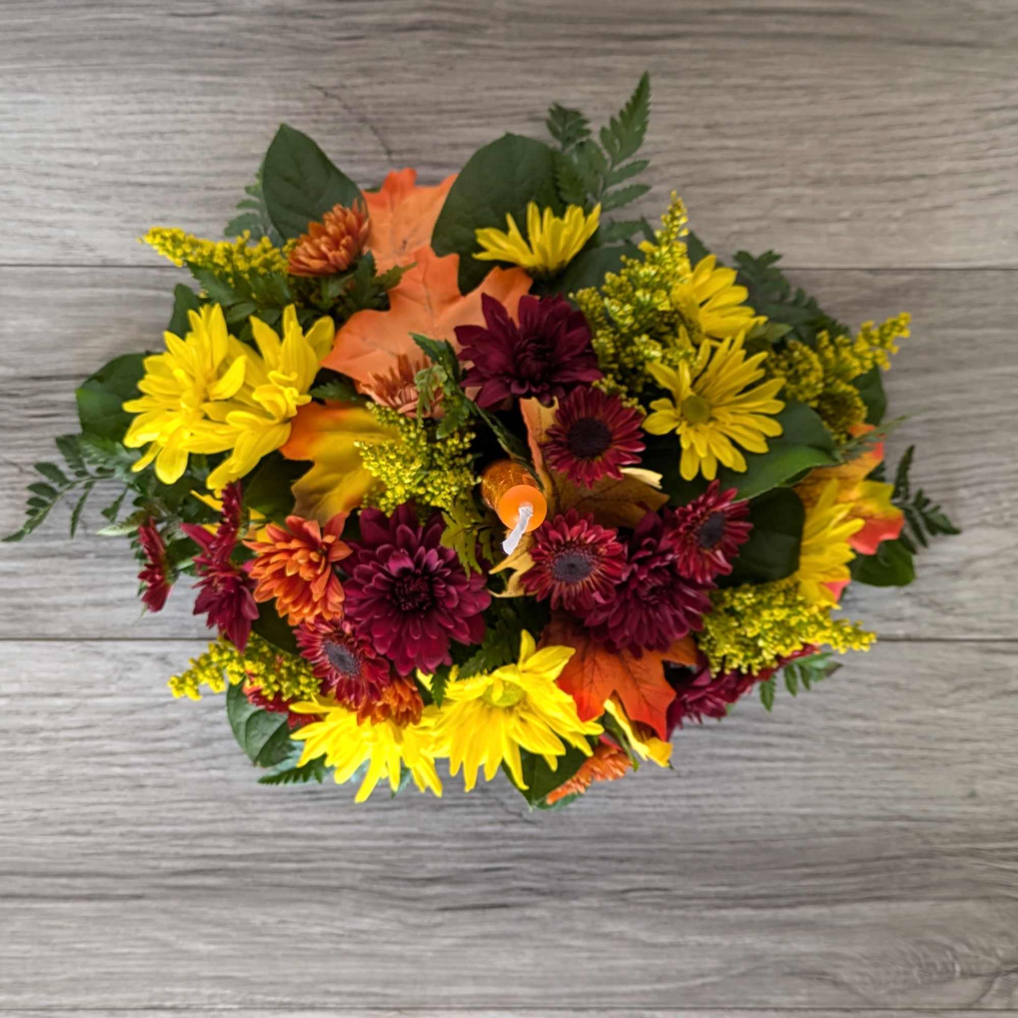 Full of Thanks Centerpiece is A Ladybug Floral exclusive bouquet. Filled with, photo 2 of 2