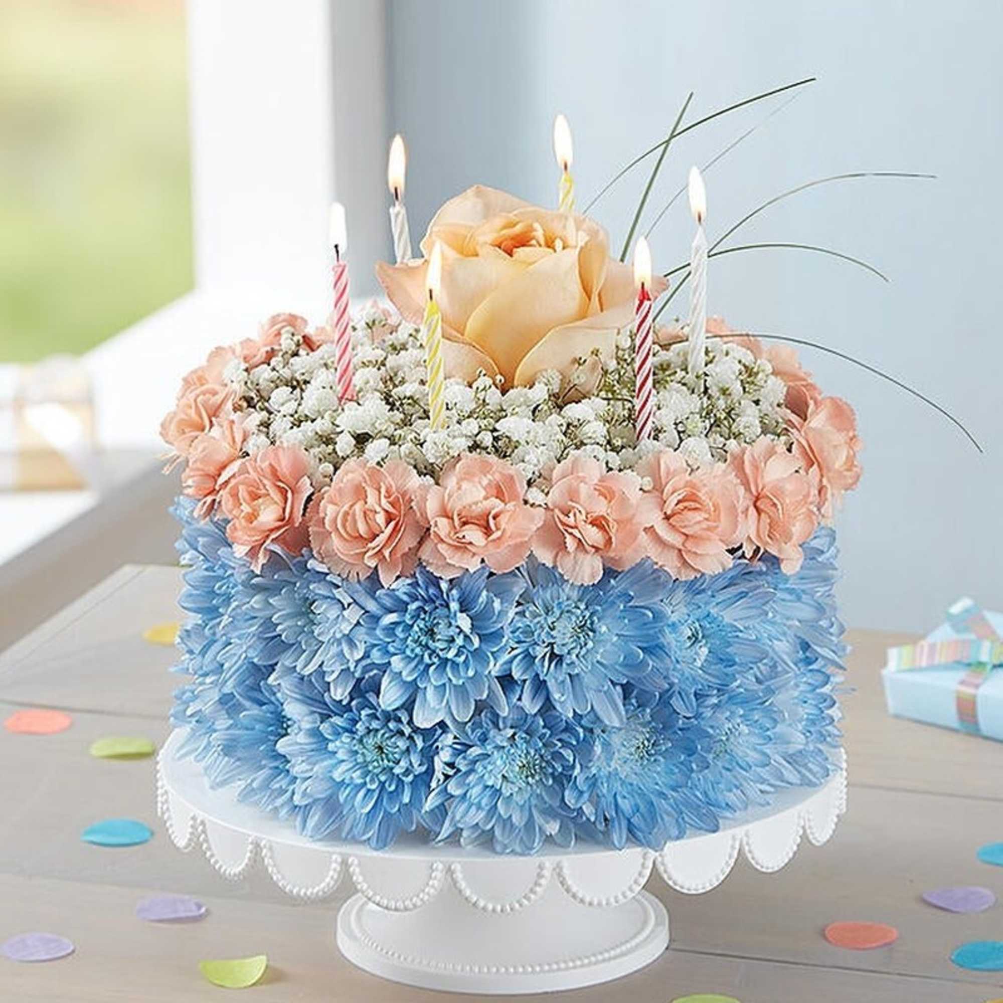 Here&rsquo;s a birthday favorite that really takes the cake! Our one-of-a-kind flower