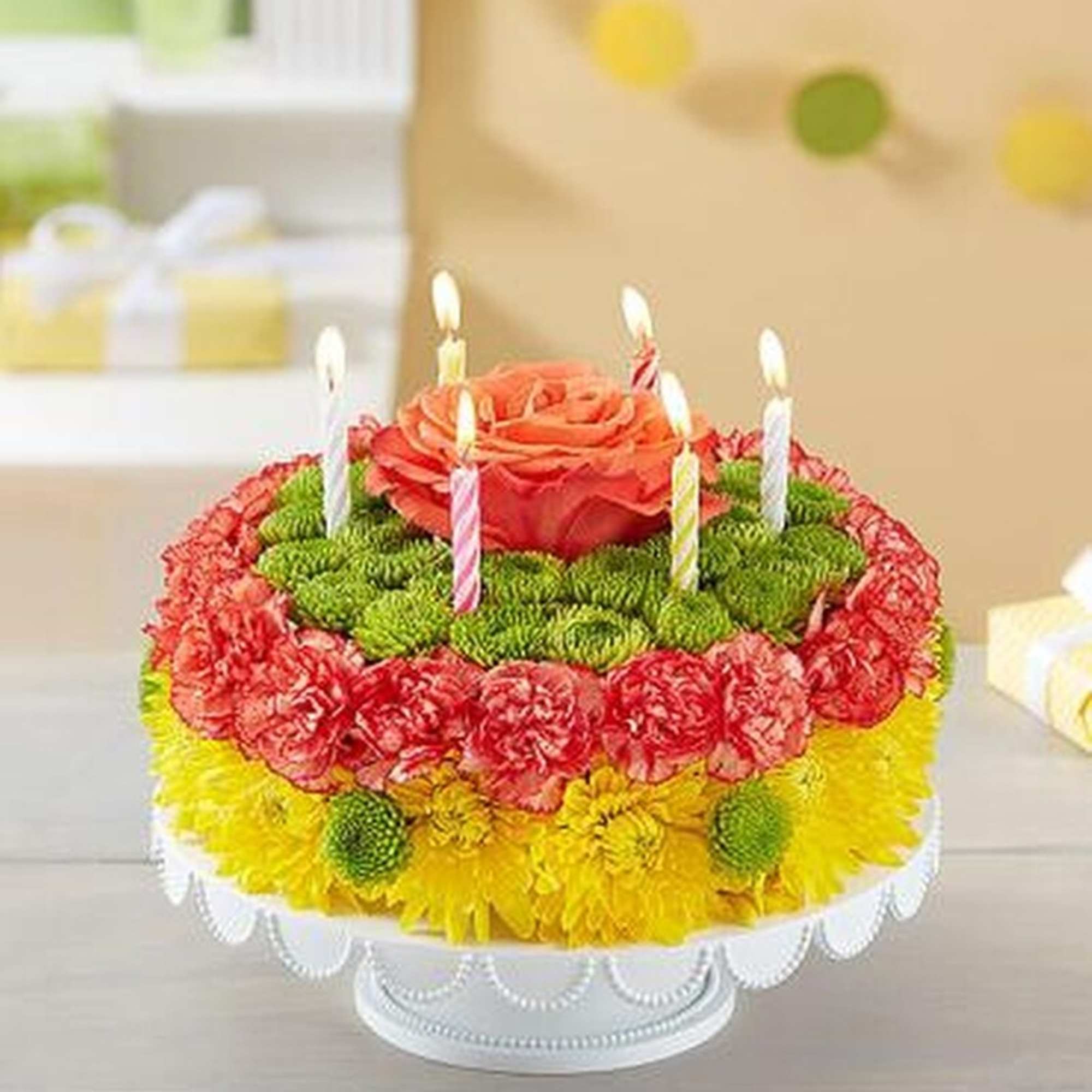 Be the reason their birthday is brighter! Our cheerful cake creation is