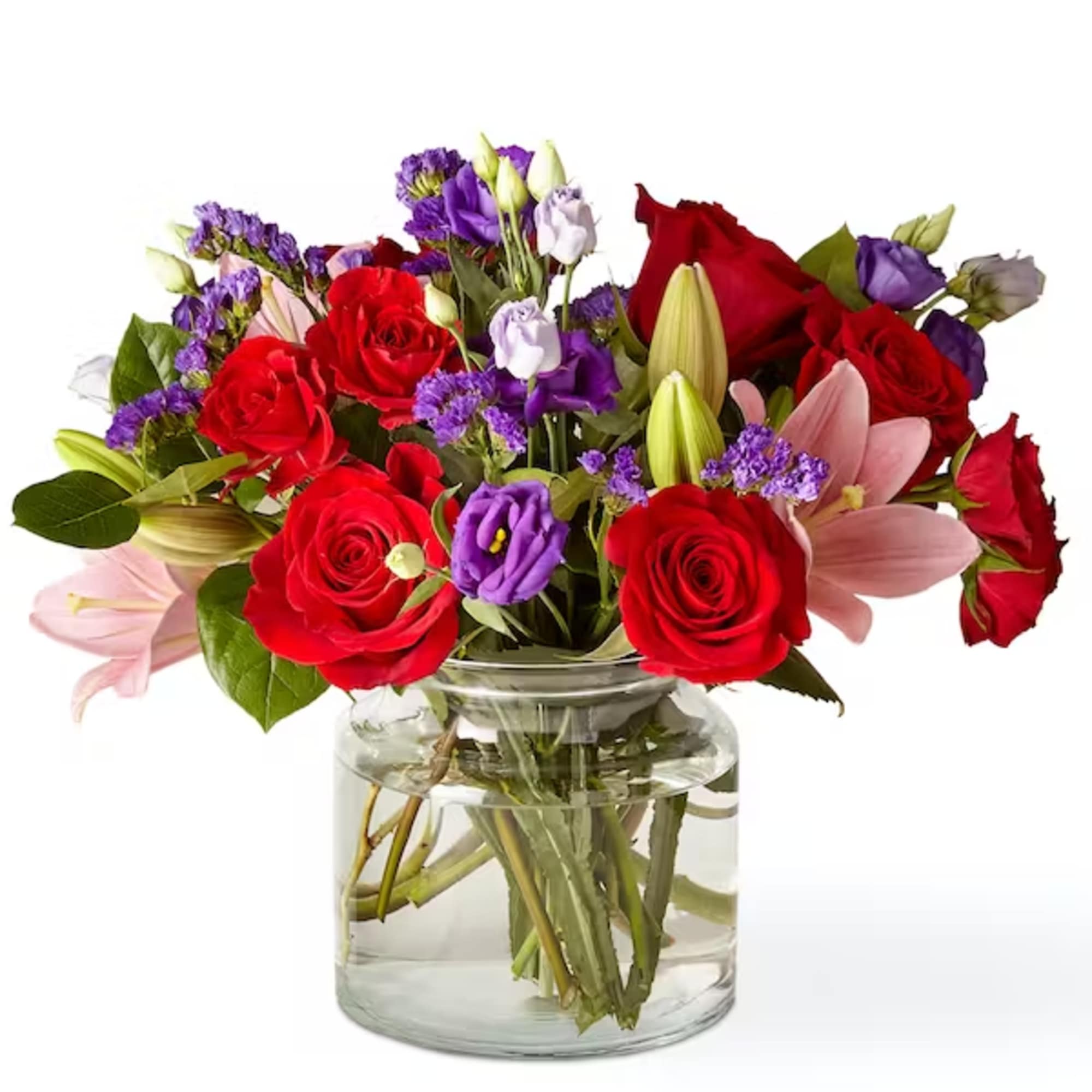 This dreamy jewel toned bouquet combines bold colour and eye catching texture