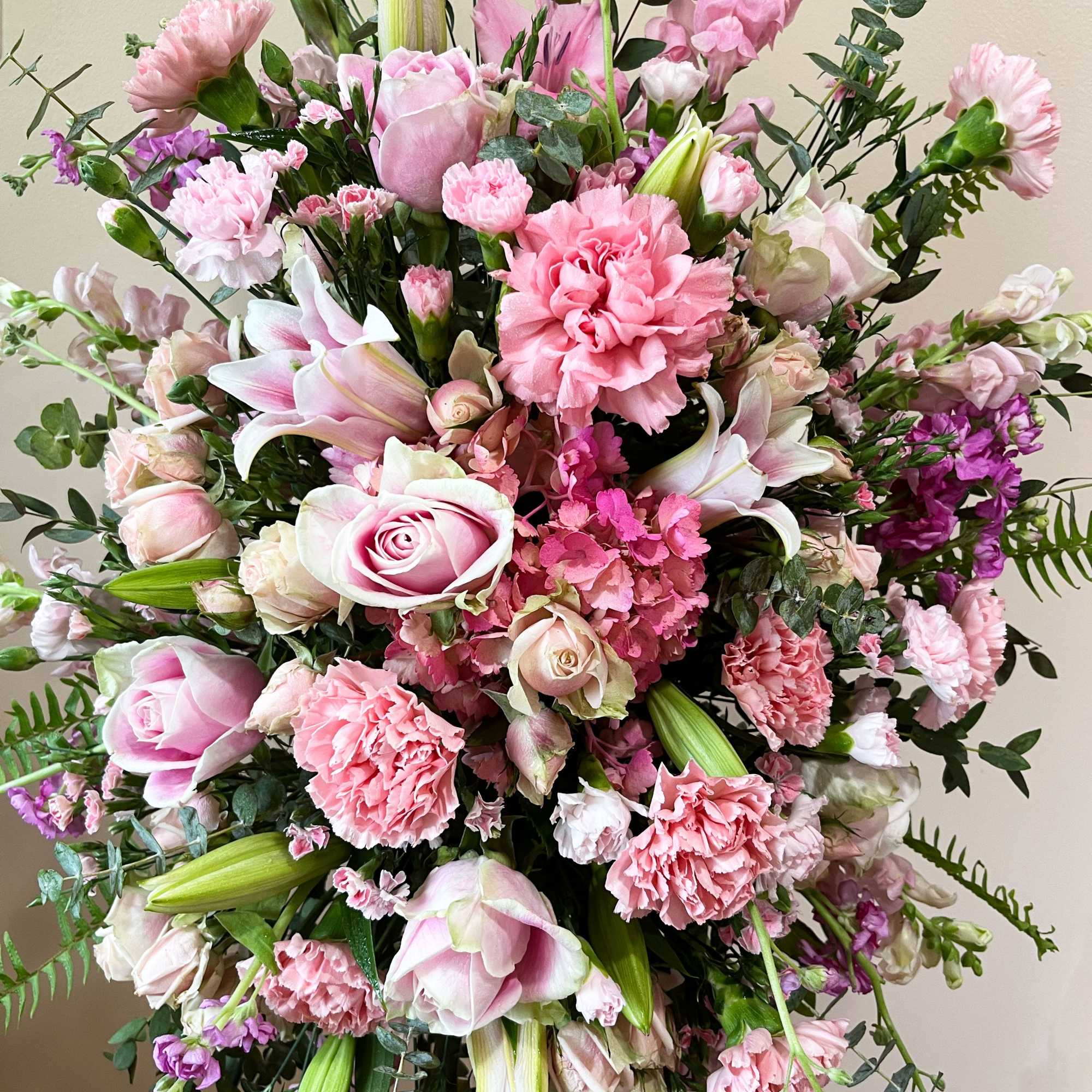Take a walk through the garden of memories with this lush spray, photo 2 of 2
