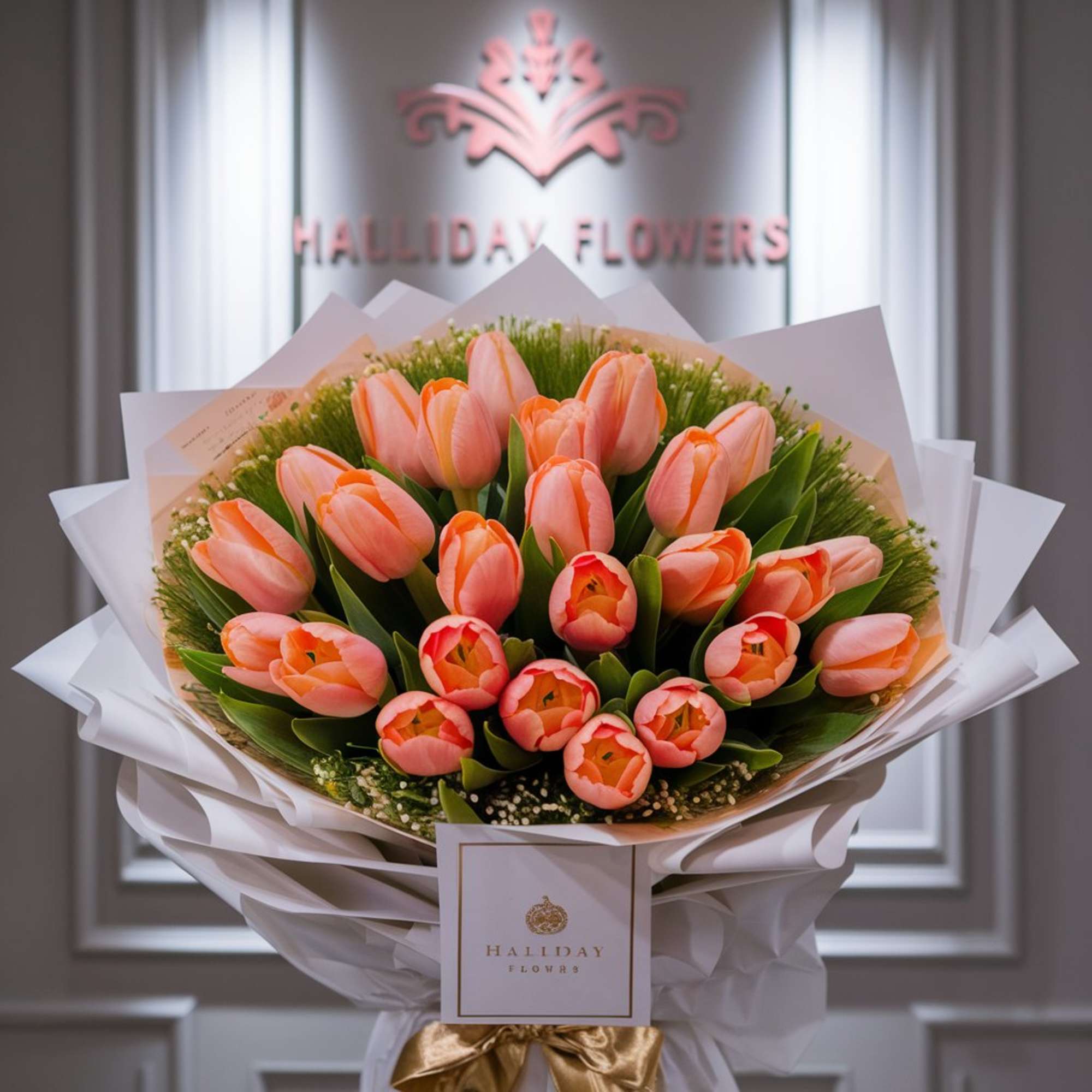A stunning and luxurious floral arrangement featuring, elegantly beautifully open bouquet of