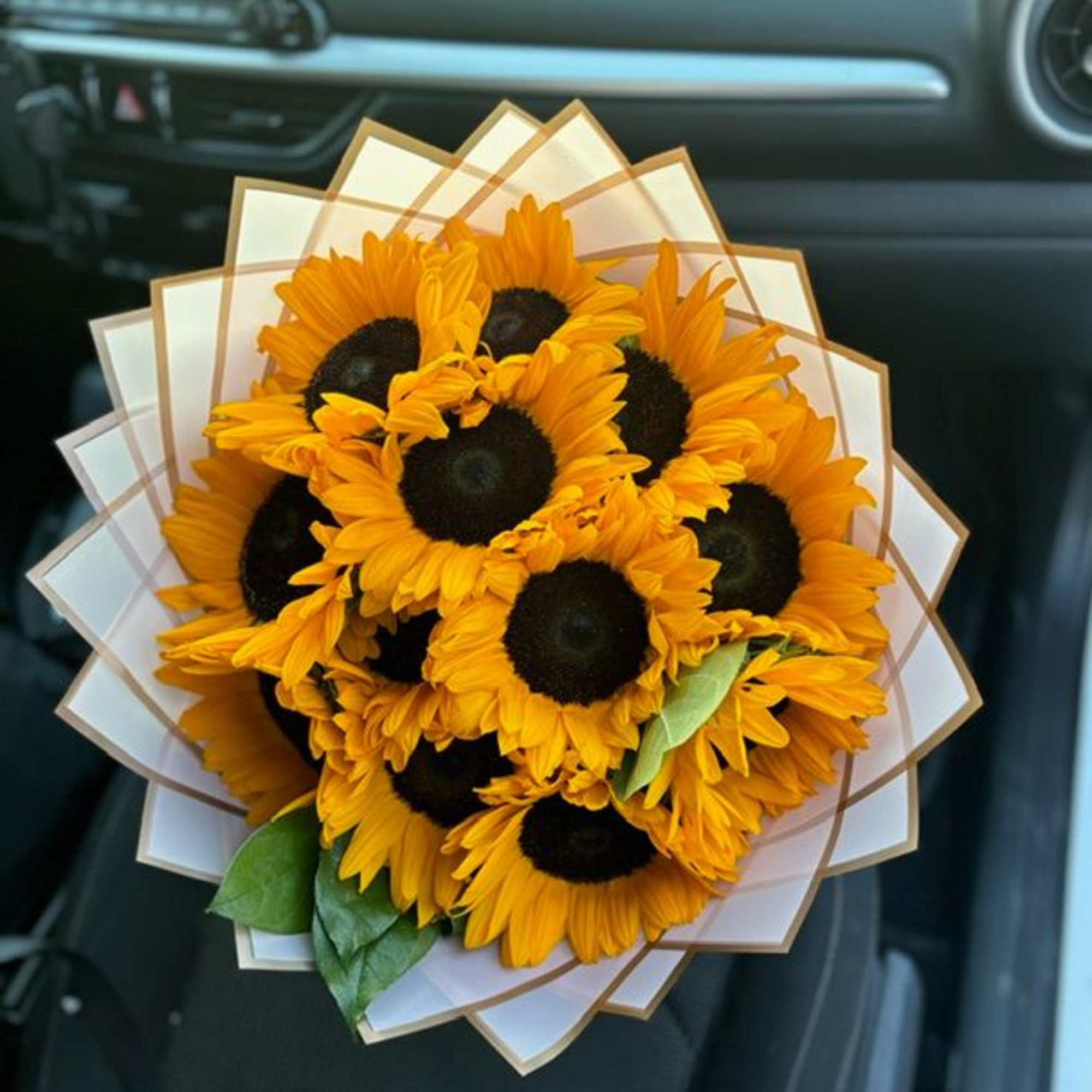 Luminous Sunflower Bouquet in Fontana, CA