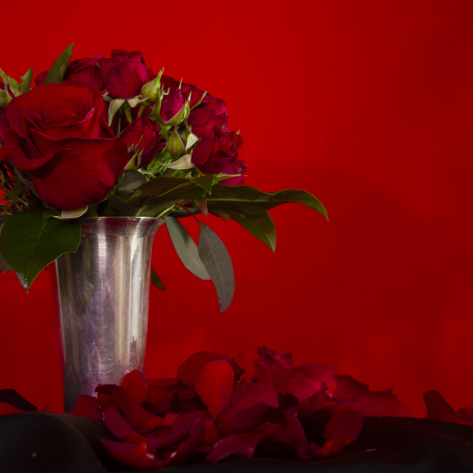 Adorable, romantic, and petite tussy mussy of Sexy Red Roses, and petite, photo 2 of 7