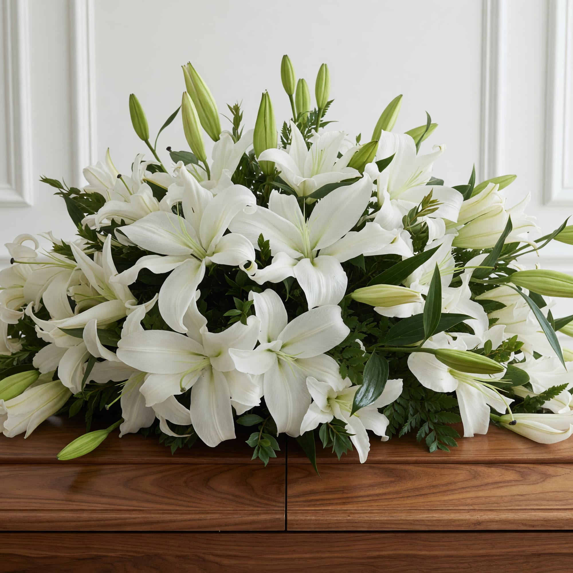 Honor the memory of a loved one with our Pure White Lily